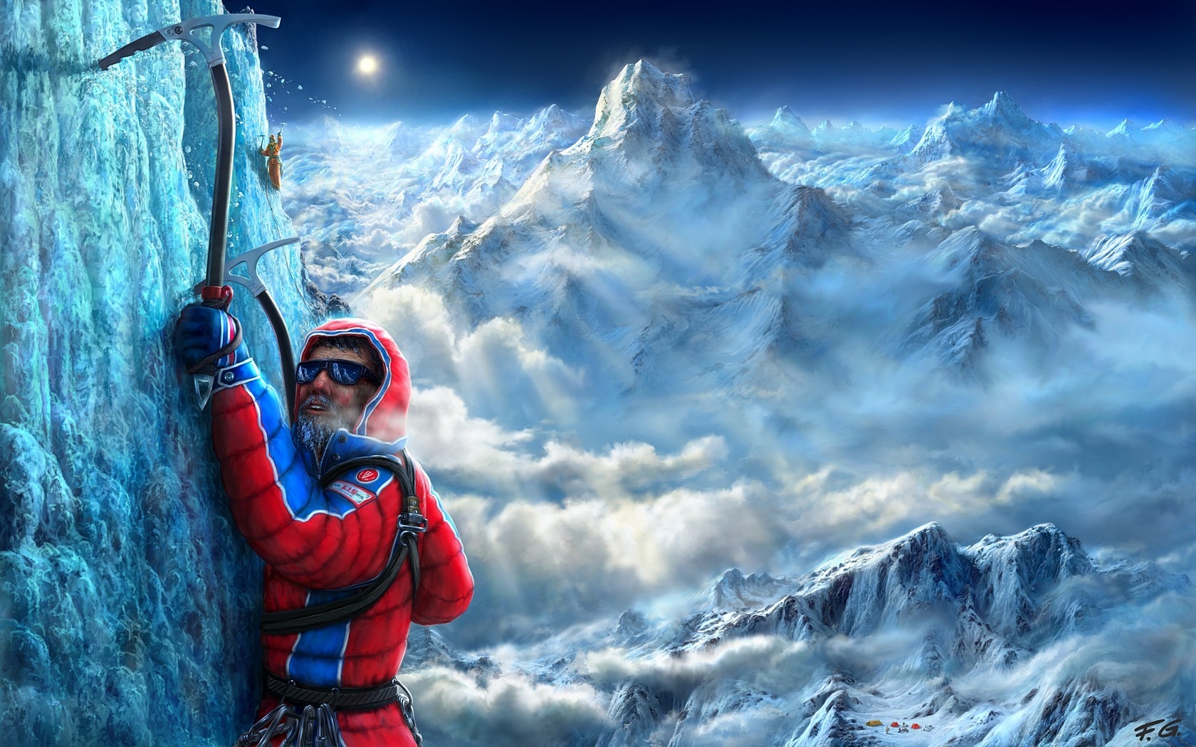 Завантажити шпалери Альпінізм на телефон безкоштовно