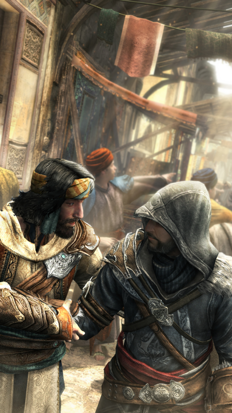 Download mobile wallpaper Assassin's Creed, Street, Video Game, Ezio (Assassin's Creed), Assassin's Creed: Revelations, Constantinople for free.