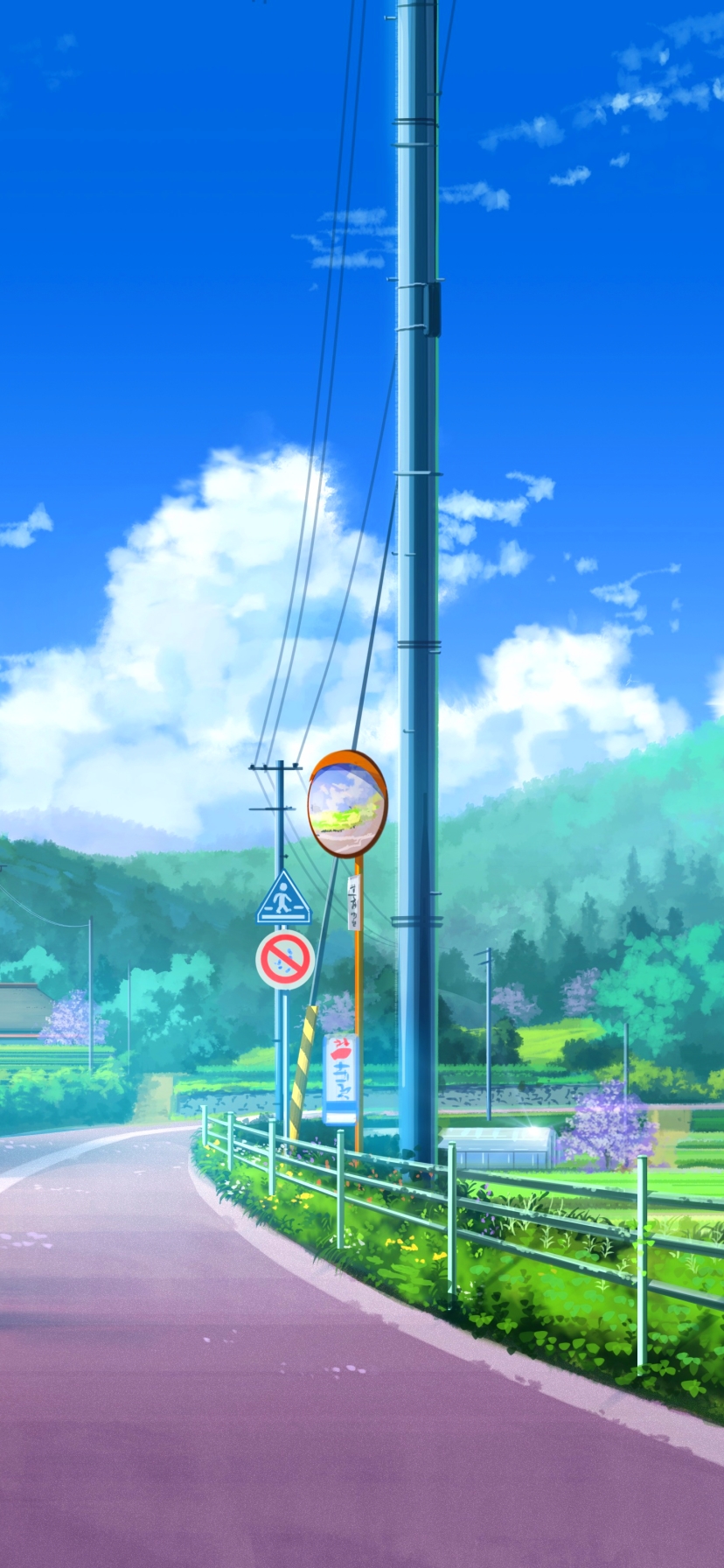 Baixar papel de parede para celular de Anime, Estrada gratuito.