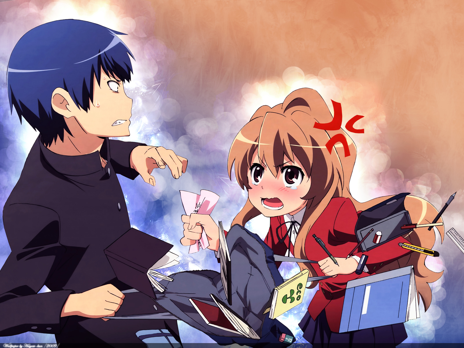 Téléchargez des papiers peints mobile Animé, Toradora! gratuitement.