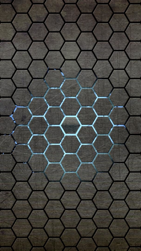 Handy-Wallpaper Abstrakt, Hexagon kostenlos herunterladen.