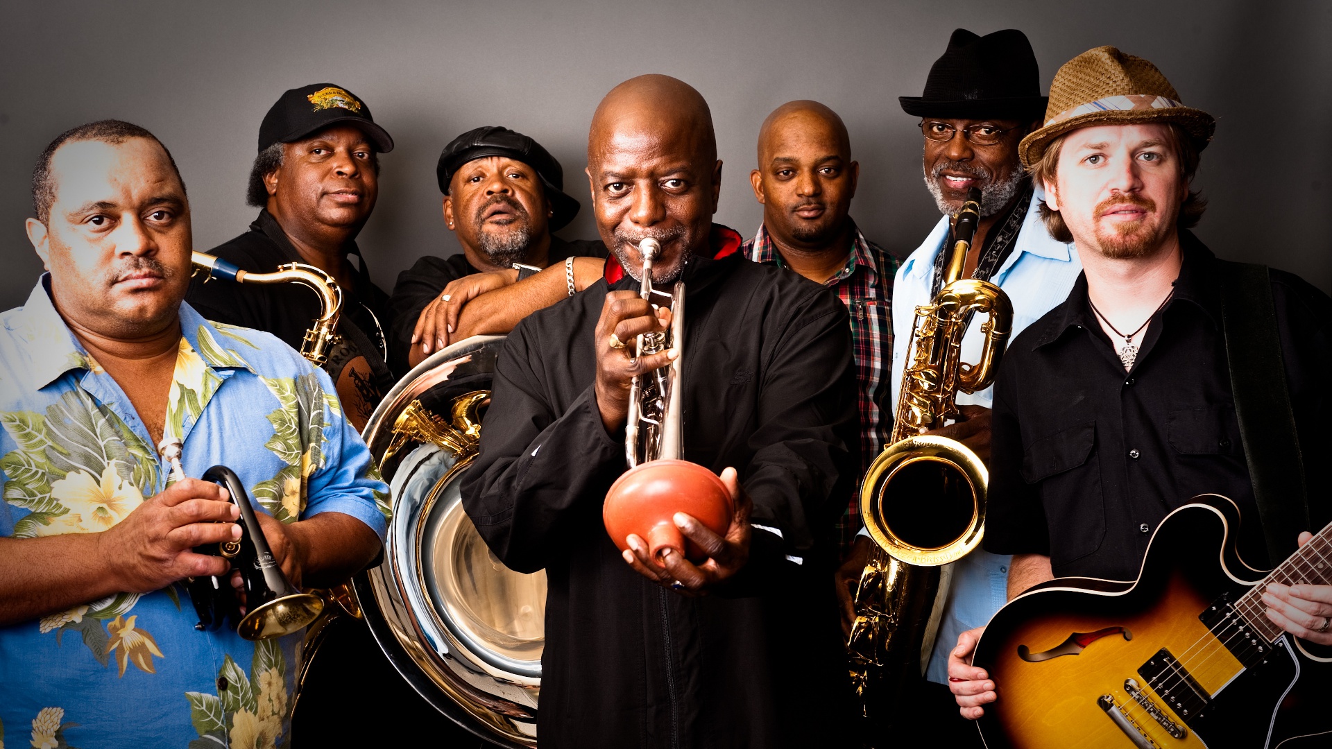 Baixar papéis de parede de desktop The Dirty Dozen Brass Band HD