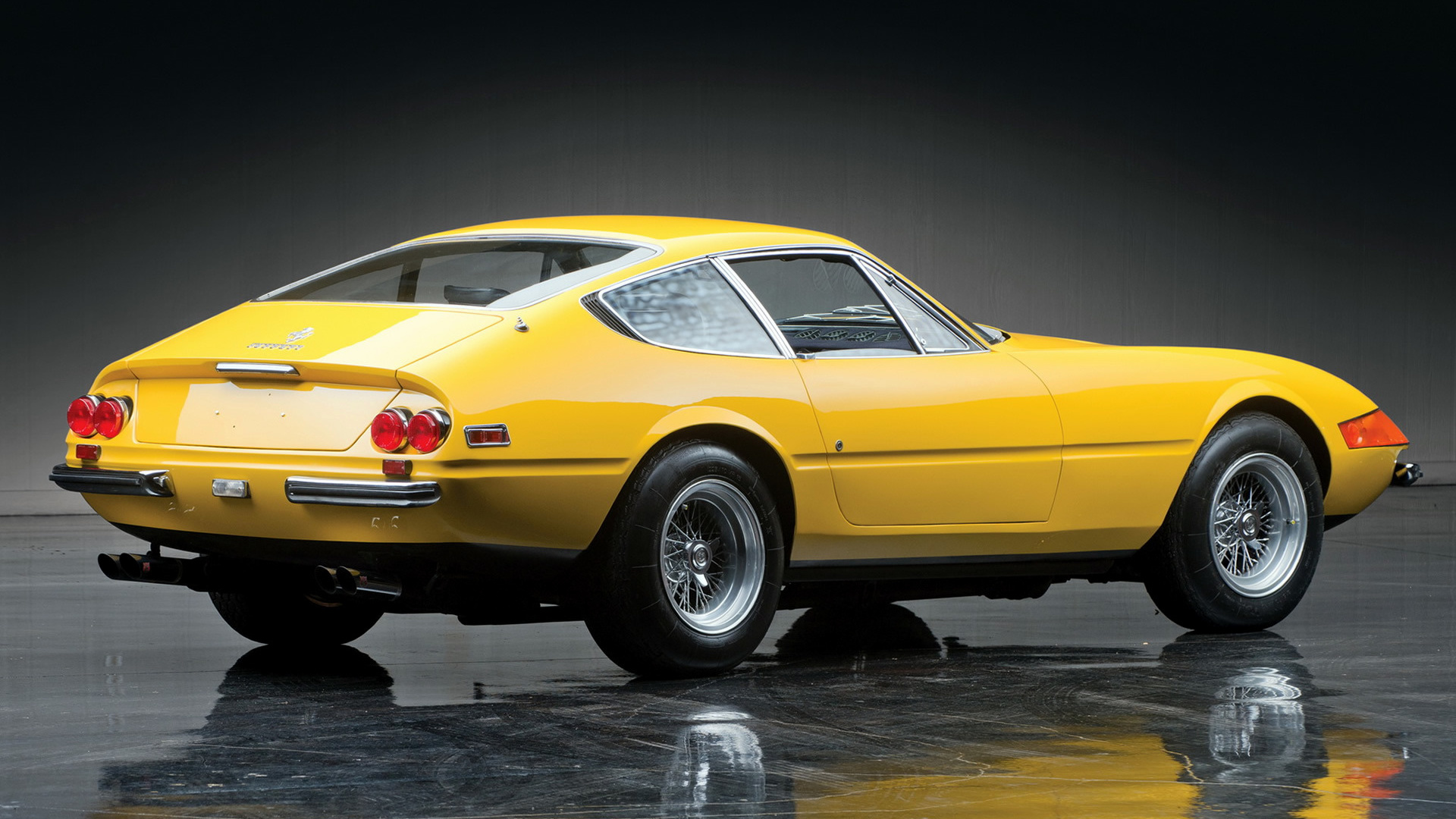 Download mobile wallpaper Ferrari, Car, Old Car, Vehicles, Grand Tourer, Coupé, Yellow Car, Ferrari 365 Gtb/4 Daytona for free.