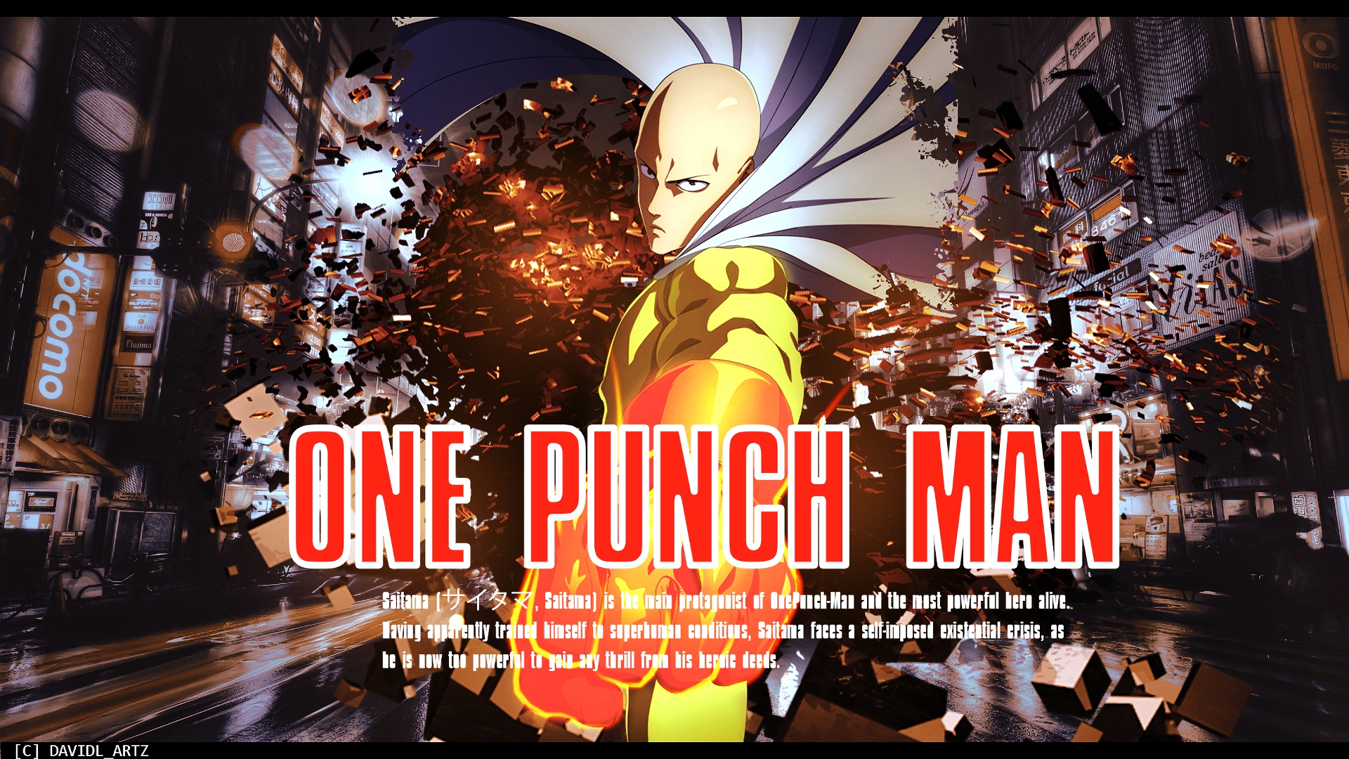 Free download wallpaper Anime, Saitama (One Punch Man), One Punch Man on your PC desktop