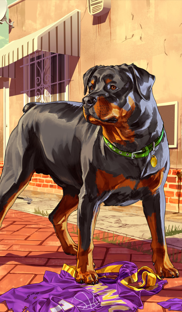 Handy-Wallpaper Hund, Computerspiele, Grand Theft Auto, Grand Theft Auto V, Hacken (Grand Theft Auto) kostenlos herunterladen.