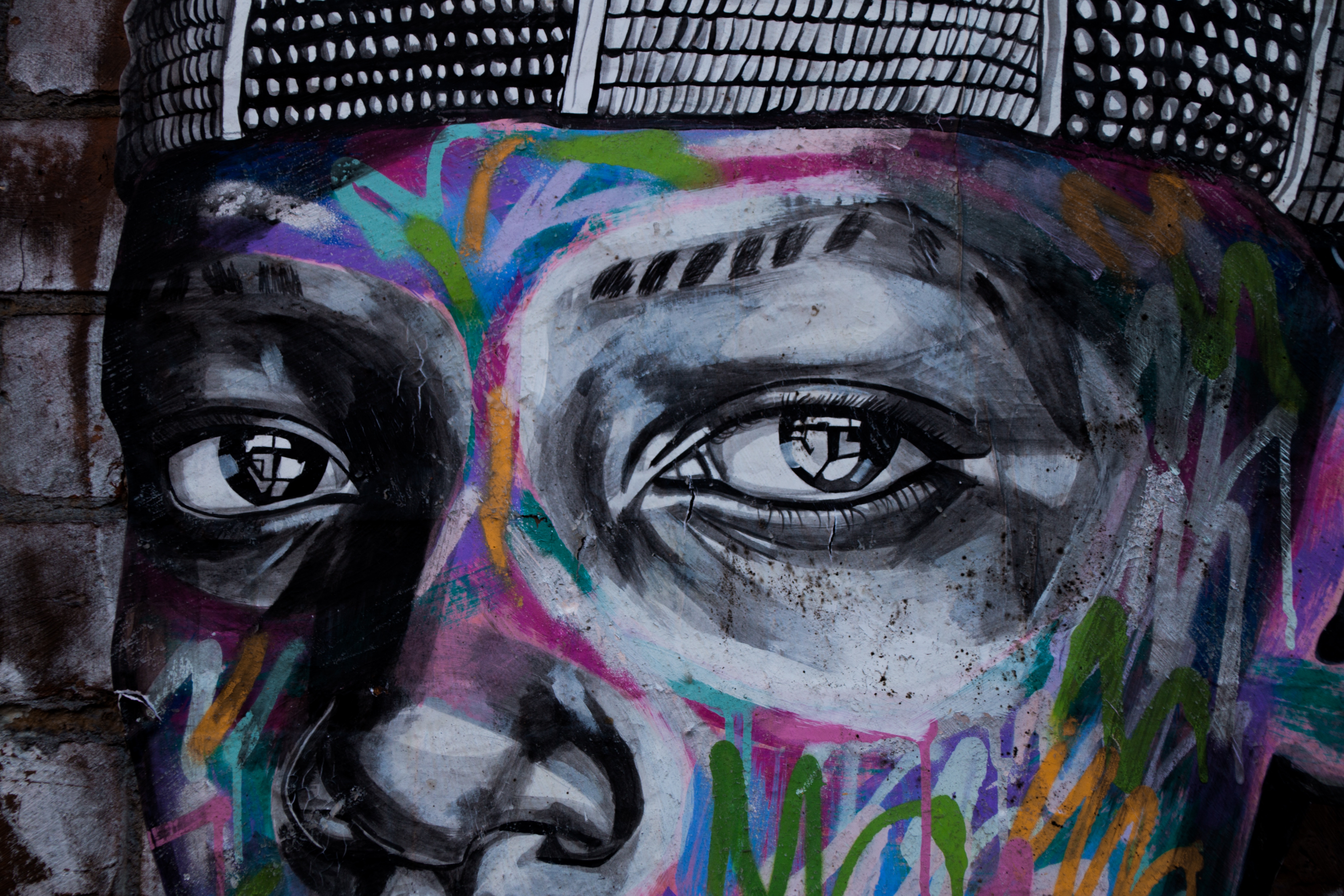 graffiti, art, eyes, street art
