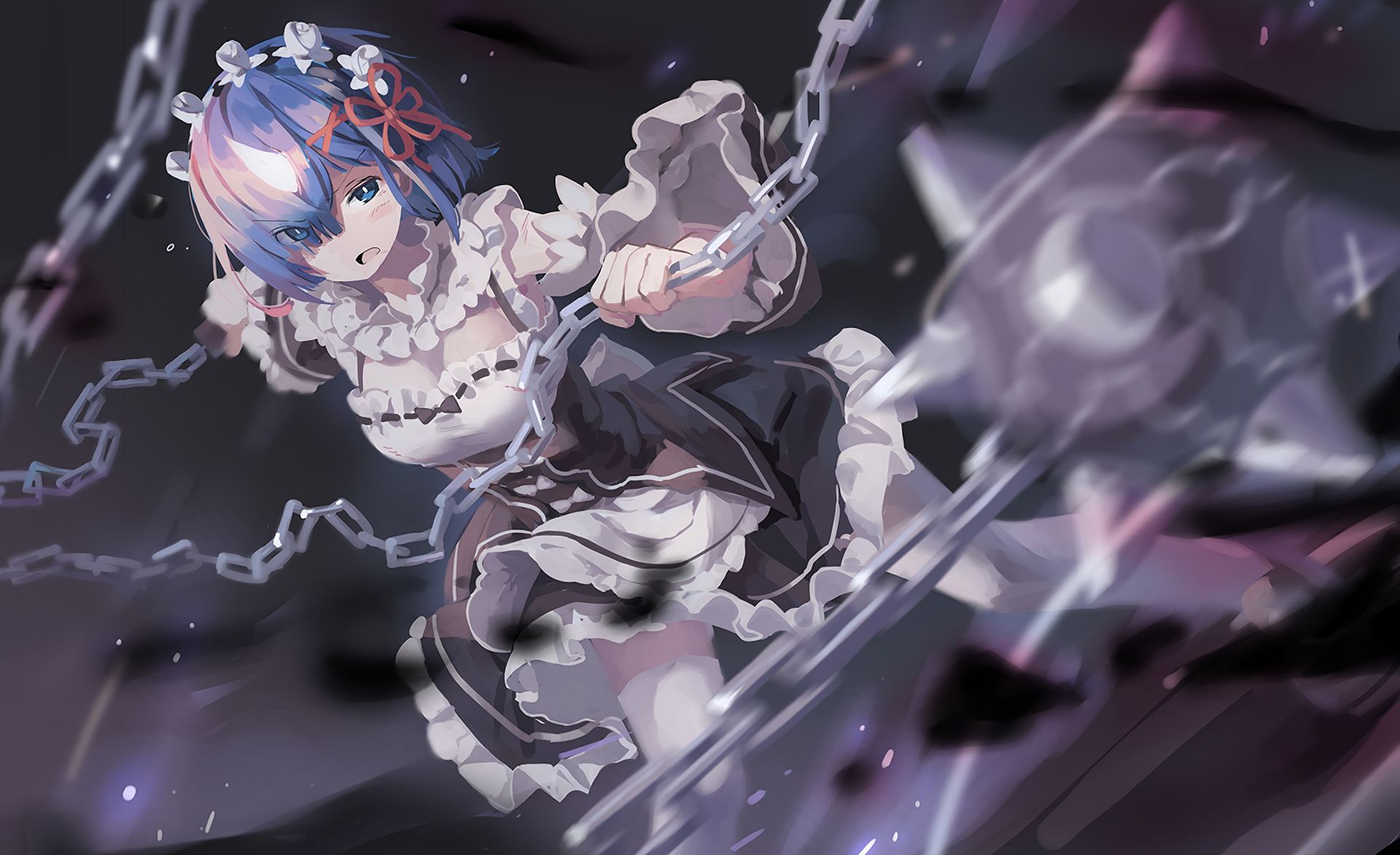 Handy-Wallpaper Animes, Re:zero Das Leben In Einer Anderen Welt Beginnen, Rem (Re: Null) kostenlos herunterladen.