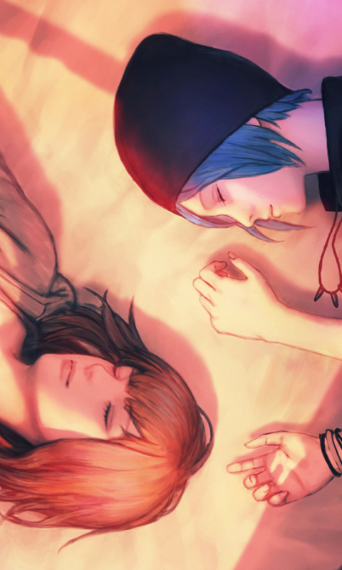 Download mobile wallpaper Sleeping, Video Game, Max Caulfield, Chloe Price, Life Is Strange for free.