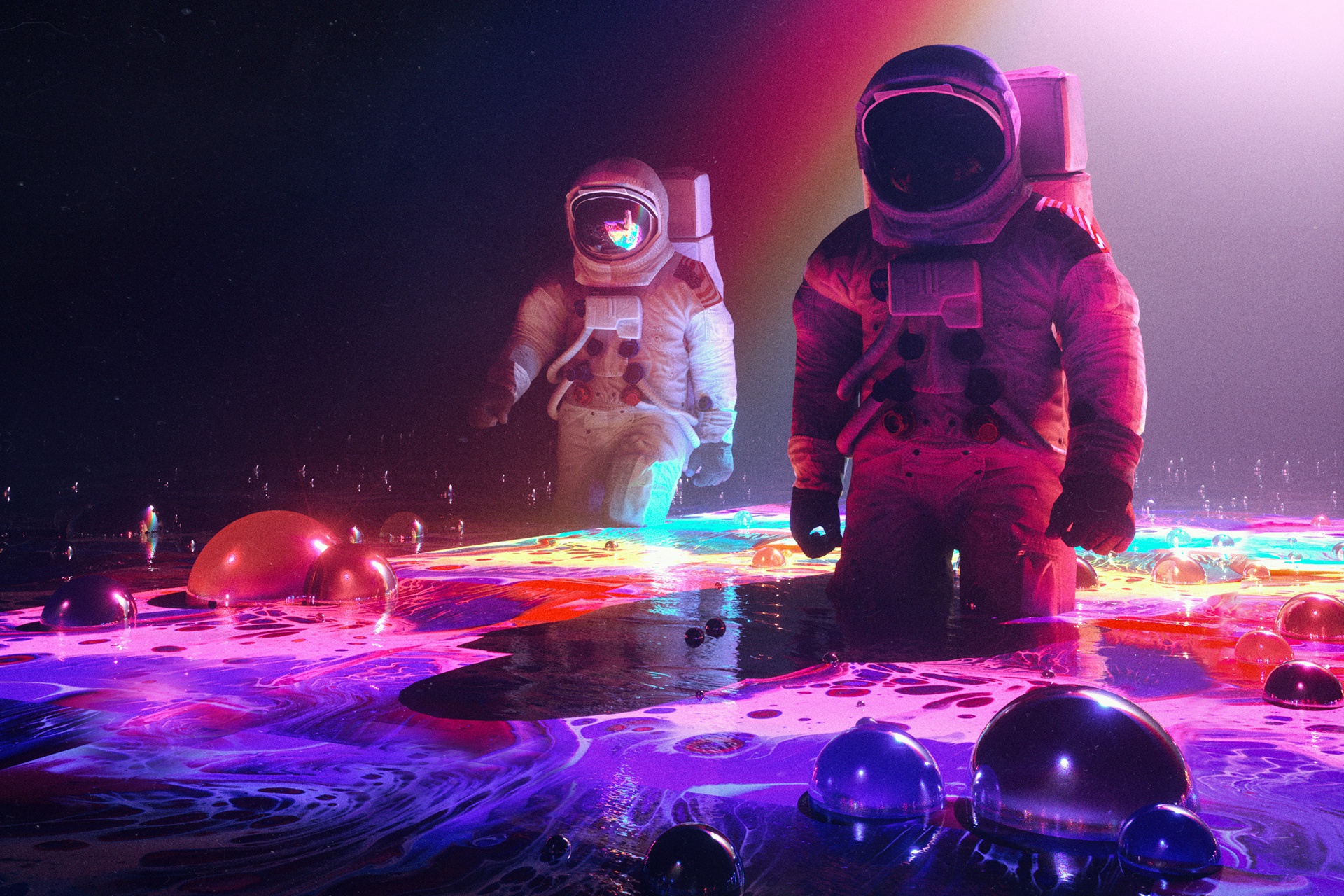 astronaut, space suit, sci fi