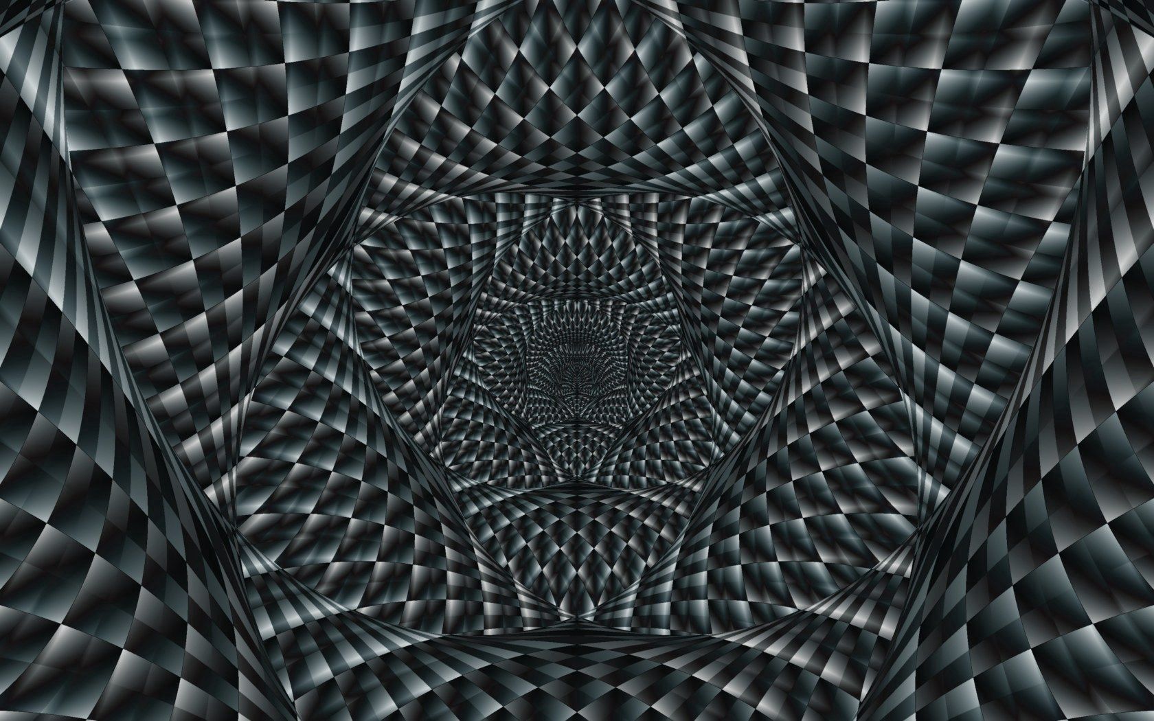 optical illusion, black, abstract, patterns, white