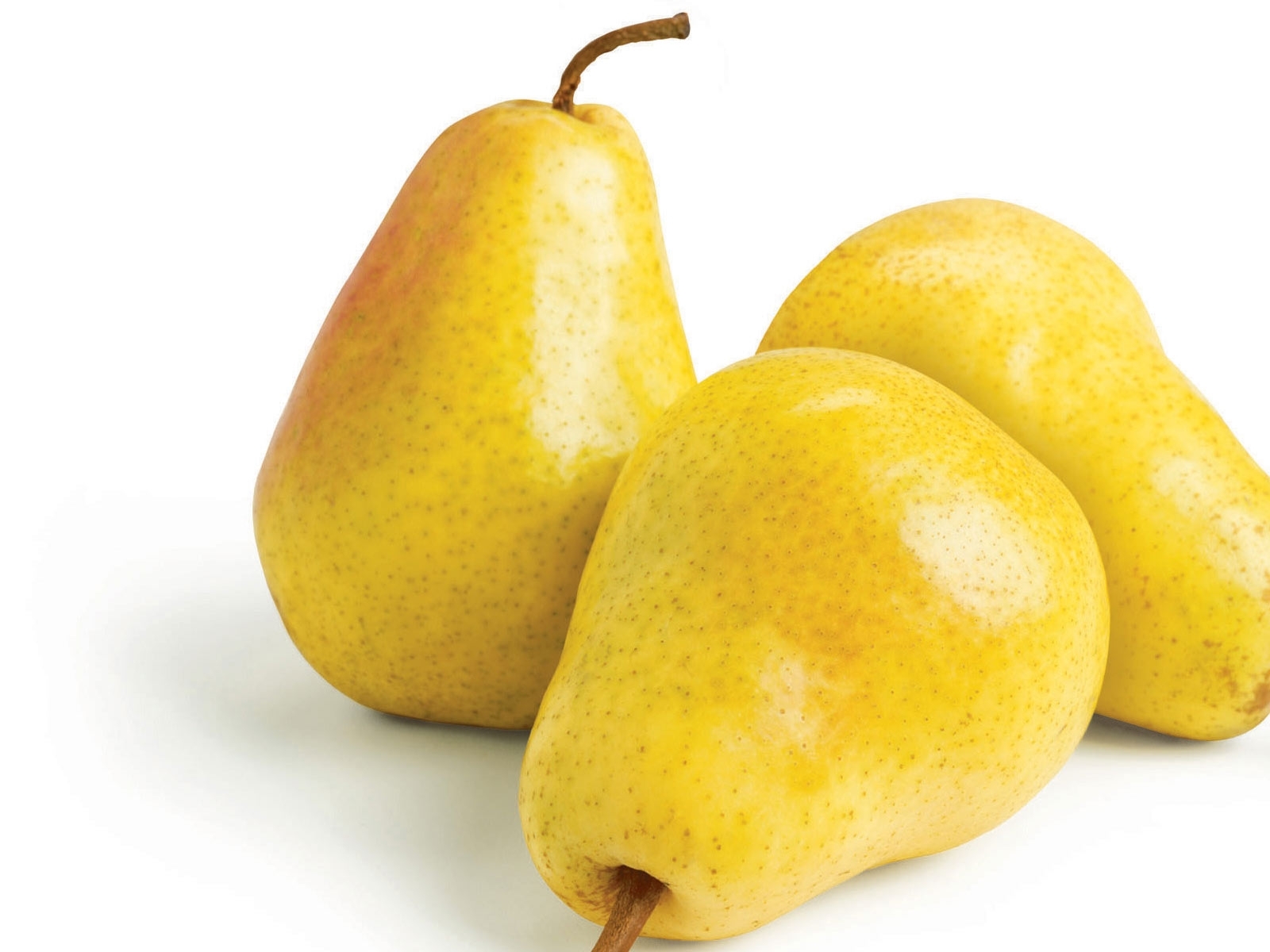 fruits, food, pears, yellow desktop HD wallpaper