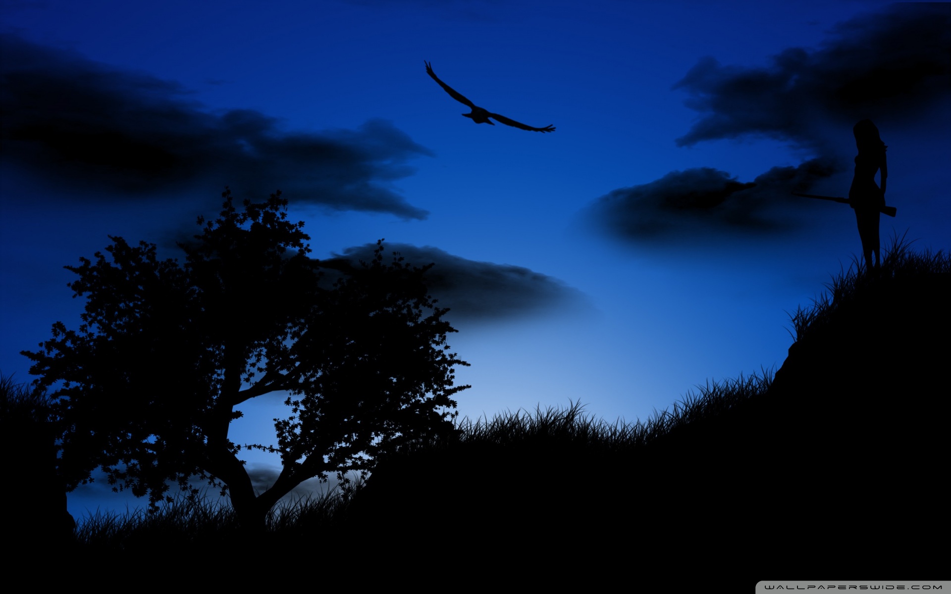 Download mobile wallpaper Night, Artistic for free.