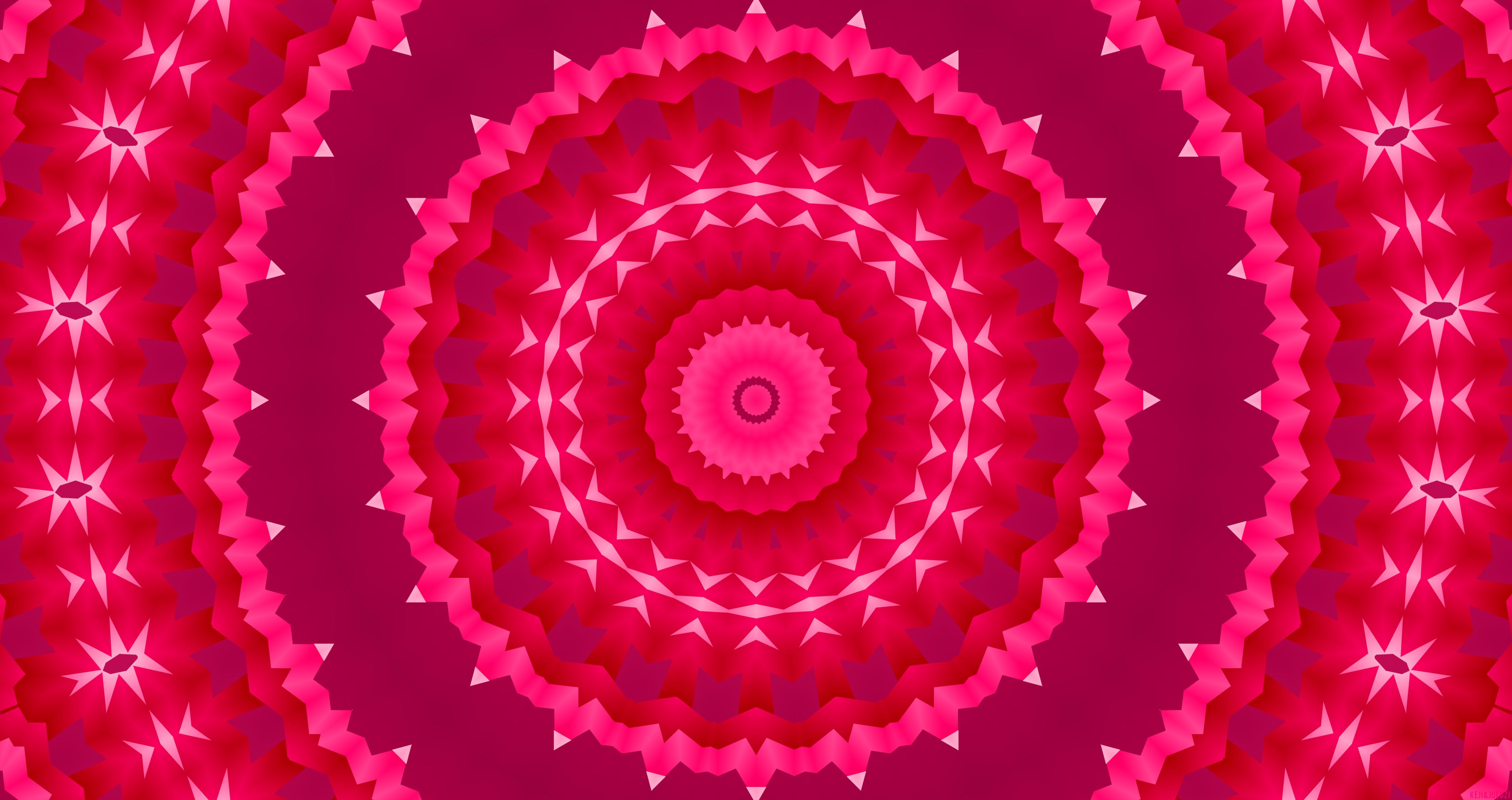 red, abstract, kaleidoscope, pattern, pink cellphone