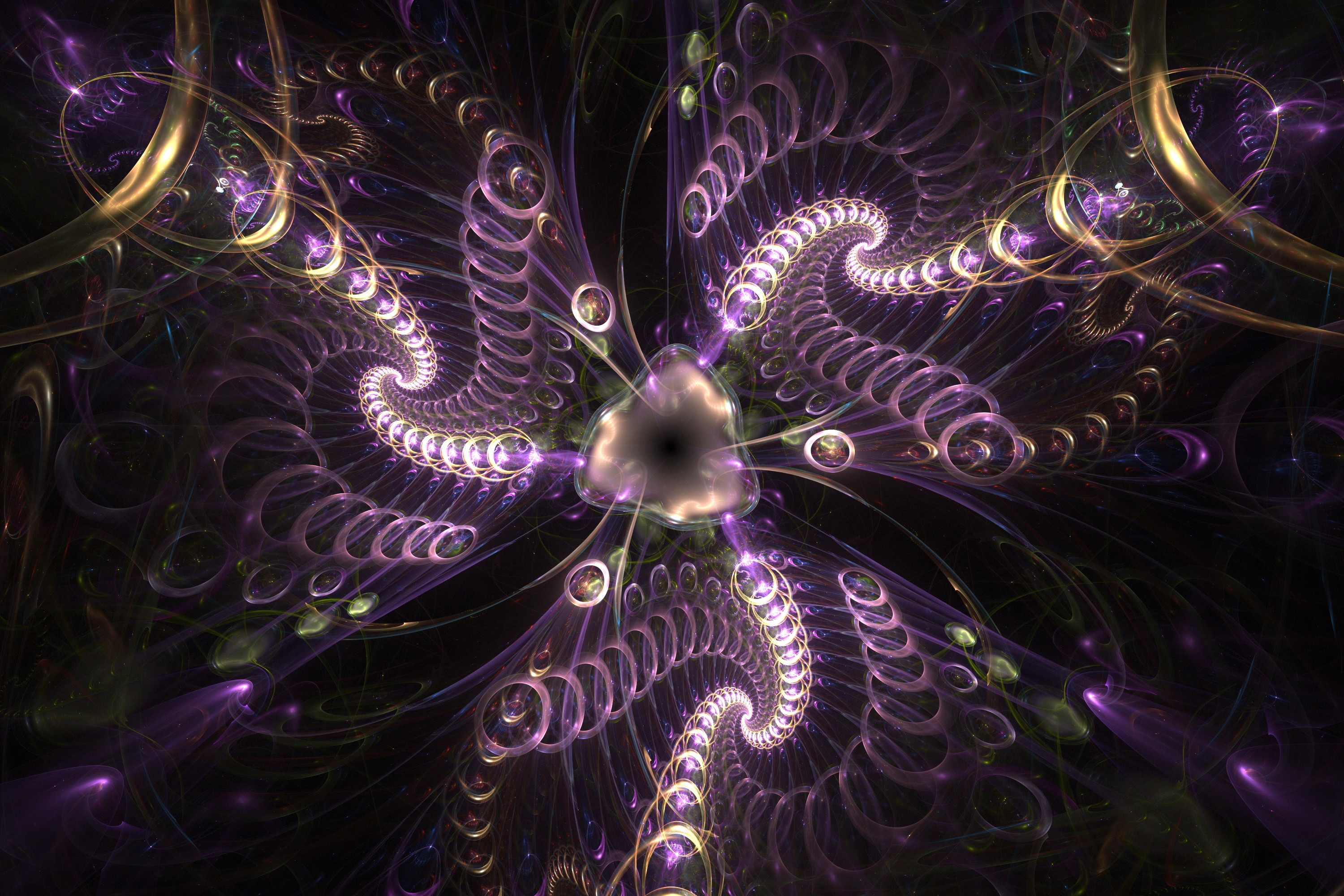 Free download wallpaper Abstract, Pattern, Fractal, Purple on your PC desktop
