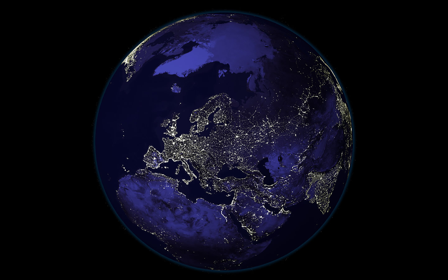1513008壁紙のダウンロード地球, 宇宙から, ヨーロッパ-スクリーンセーバーと写真を無料で