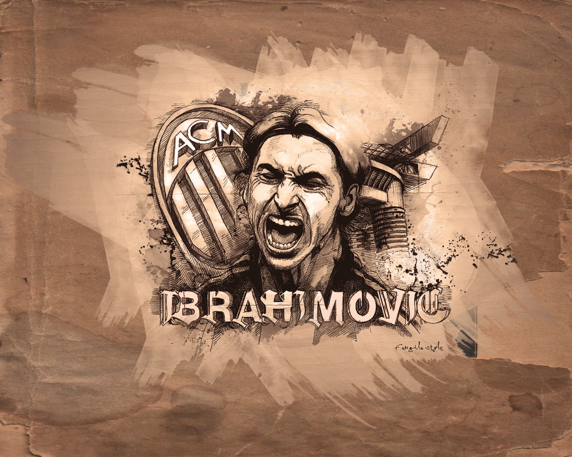 508961 baixar papel de parede esportes, zlatan ibrahimovic, ac milão, futebol - protetores de tela e imagens gratuitamente