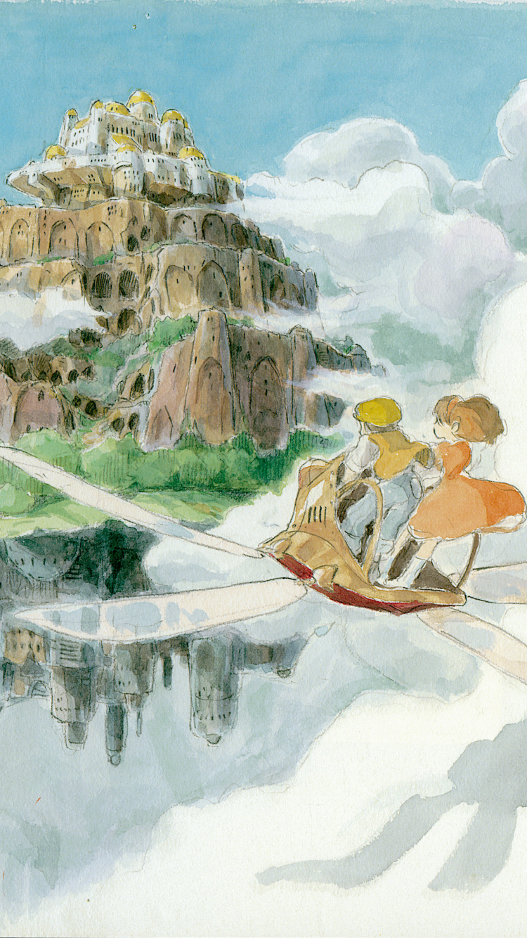 Téléchargez des papiers peints mobile Animé, Le Château Dans Le Ciel, Studio Ghibli gratuitement.