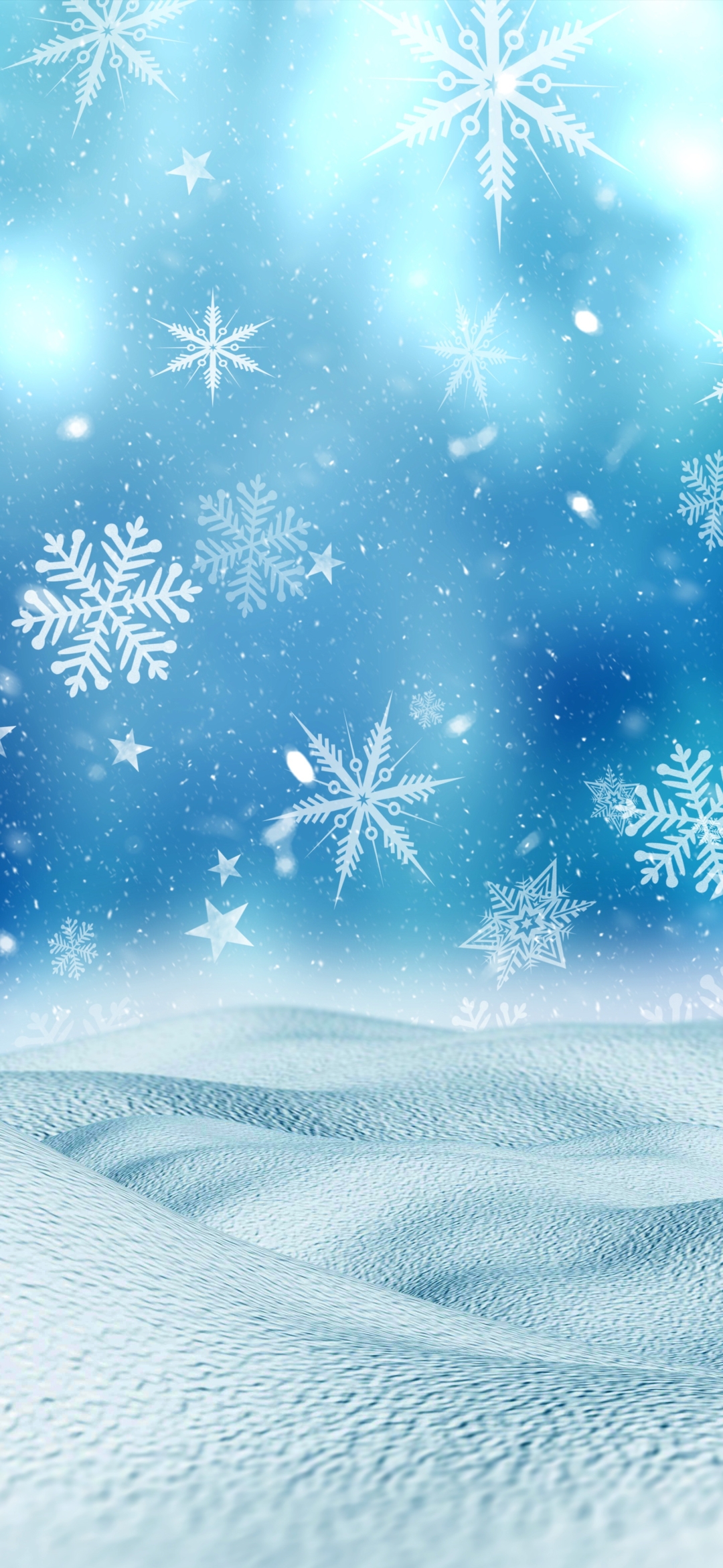 Download mobile wallpaper Snow, Artistic, Snowflake for free.