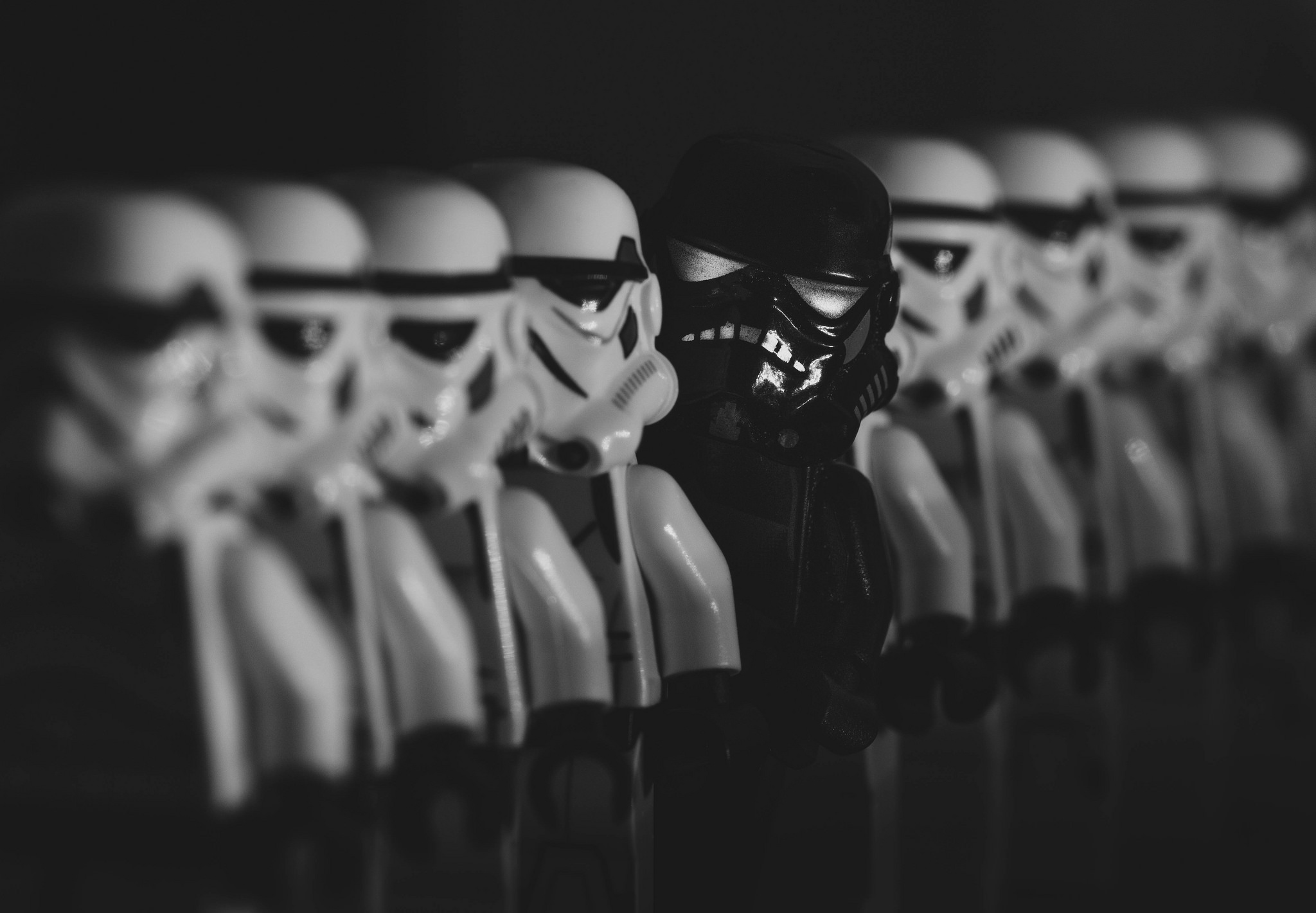 Download mobile wallpaper Star Wars, Lego, Products, Stormtrooper, Black & White for free.