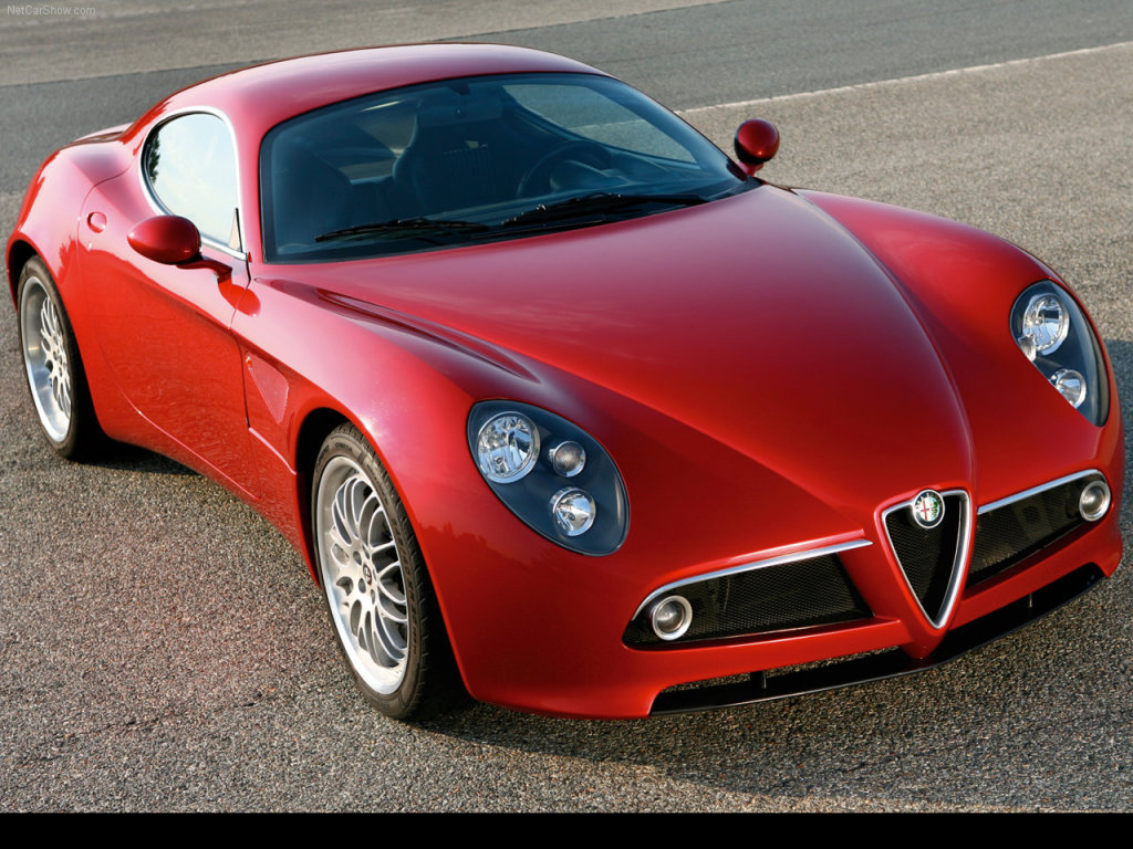 Завантажити шпалери Alfa Romeo 8C Competizione на телефон безкоштовно
