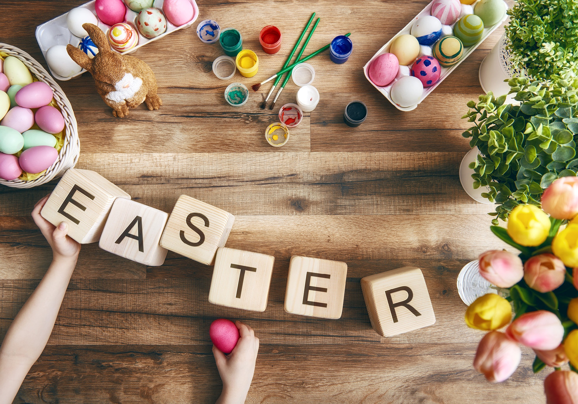 Download mobile wallpaper Easter, Still Life, Flower, Holiday, Easter Egg for free.