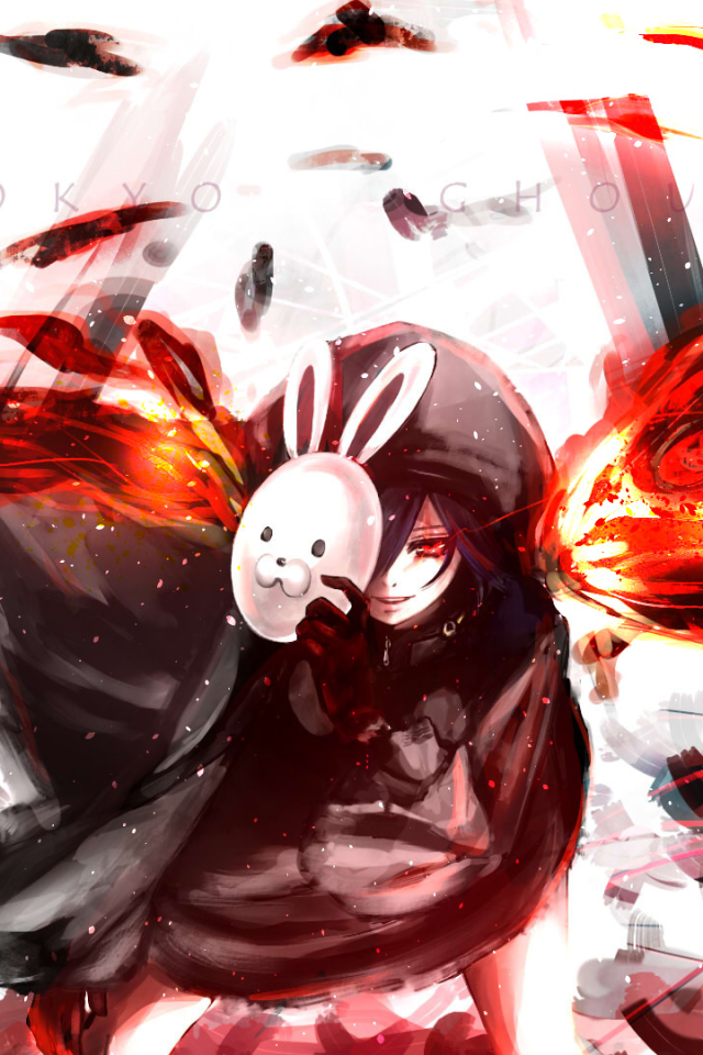 Handy-Wallpaper Animes, Tokyo Ghoul, Touka Kirishima kostenlos herunterladen.