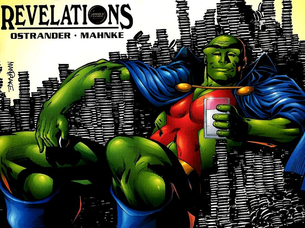 Free download wallpaper Comics, Martian Manhunter on your PC desktop