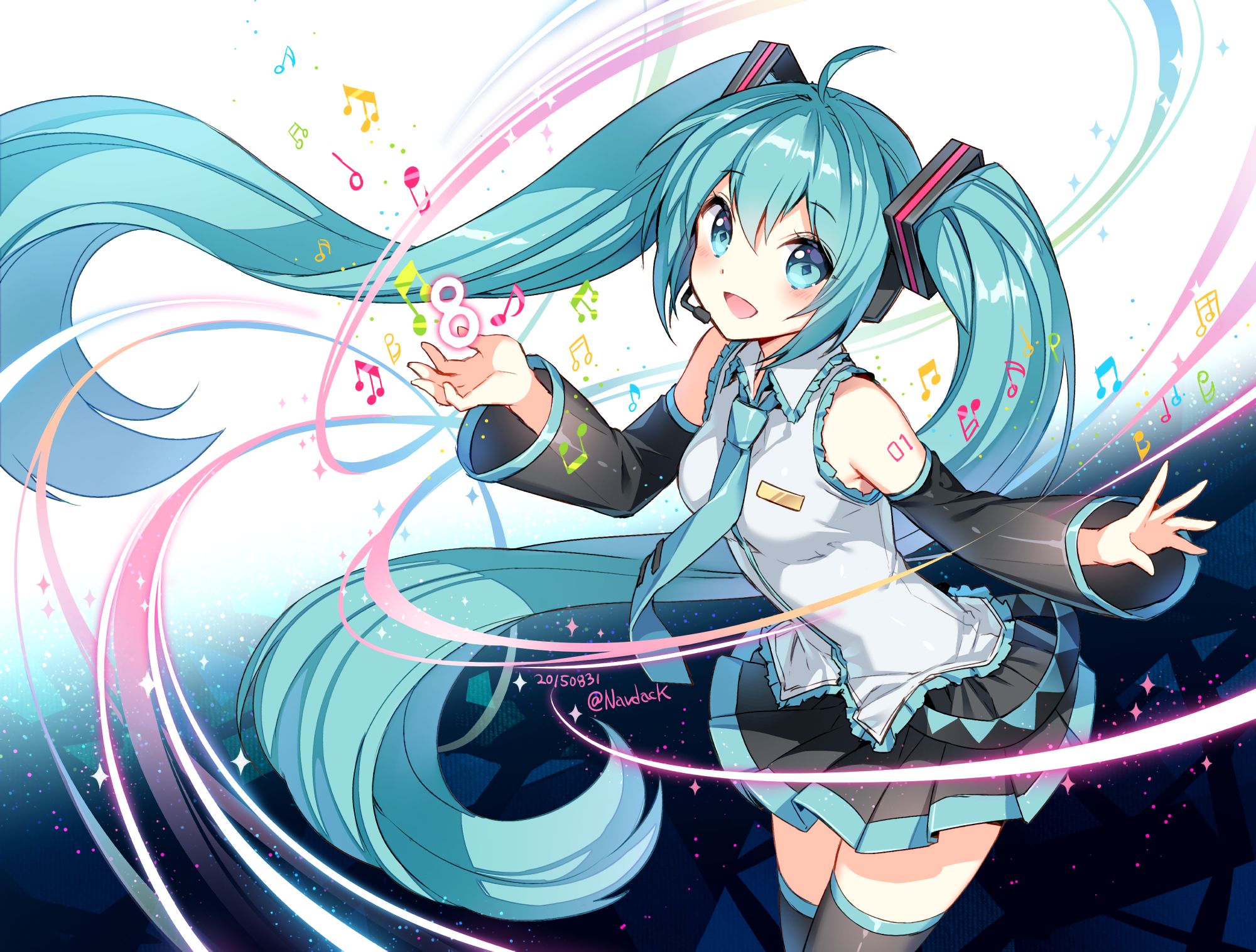 Handy-Wallpaper Vocaloid, Hatsune Miku, Animes kostenlos herunterladen.