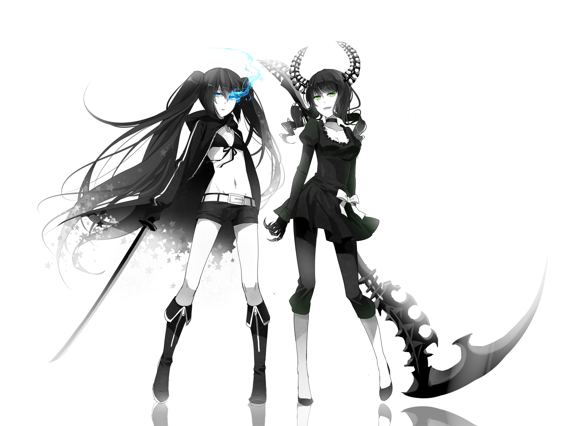 Téléchargez gratuitement l'image Black Rock Shooter, Animé, Maître Mort (Black Rock Shooter) sur le bureau de votre PC