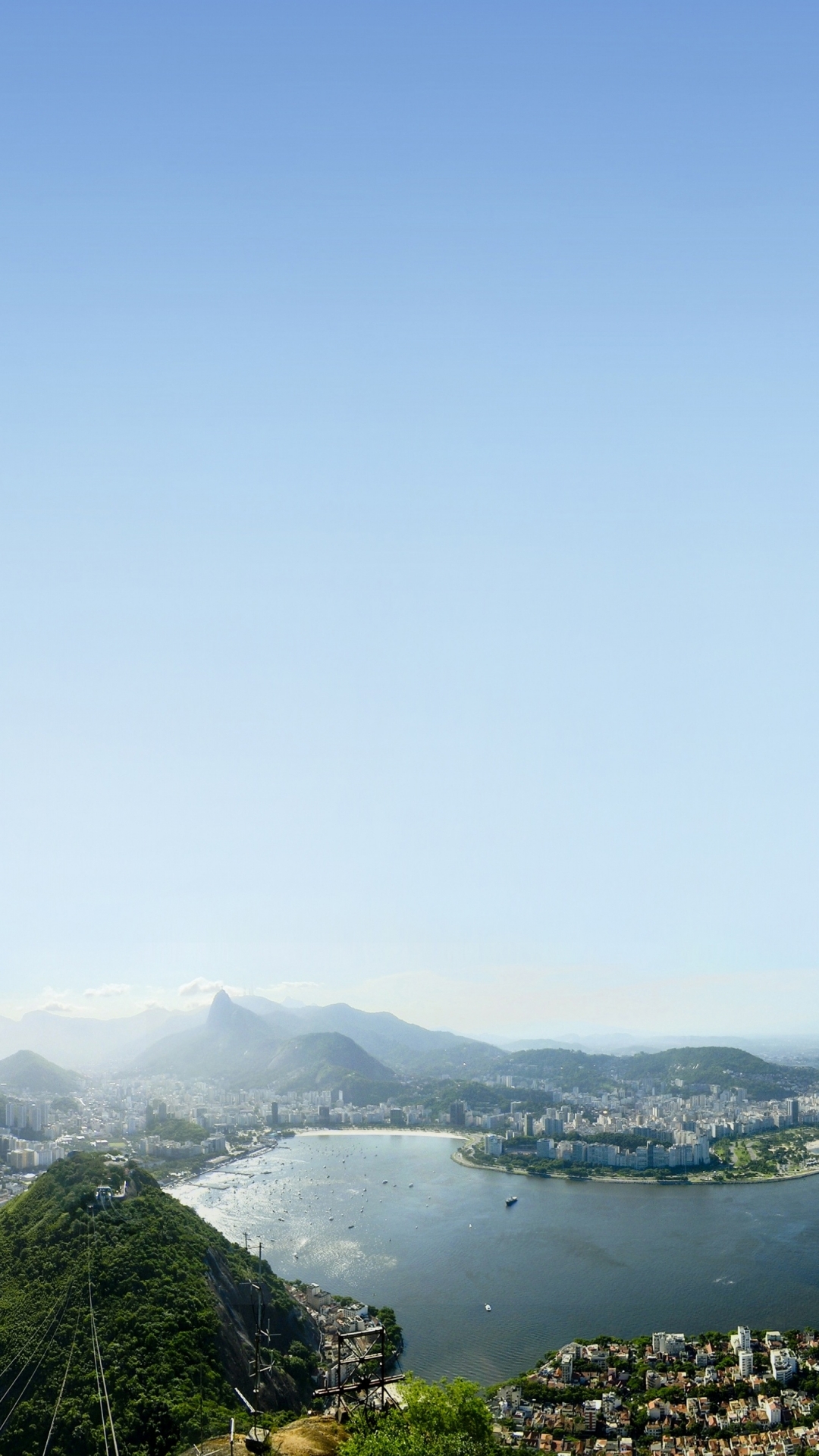 Скачать картинку Города, Солнечный Свет, Рио Де Жанейро, Бразилия, Сделано Человеком в телефон бесплатно.