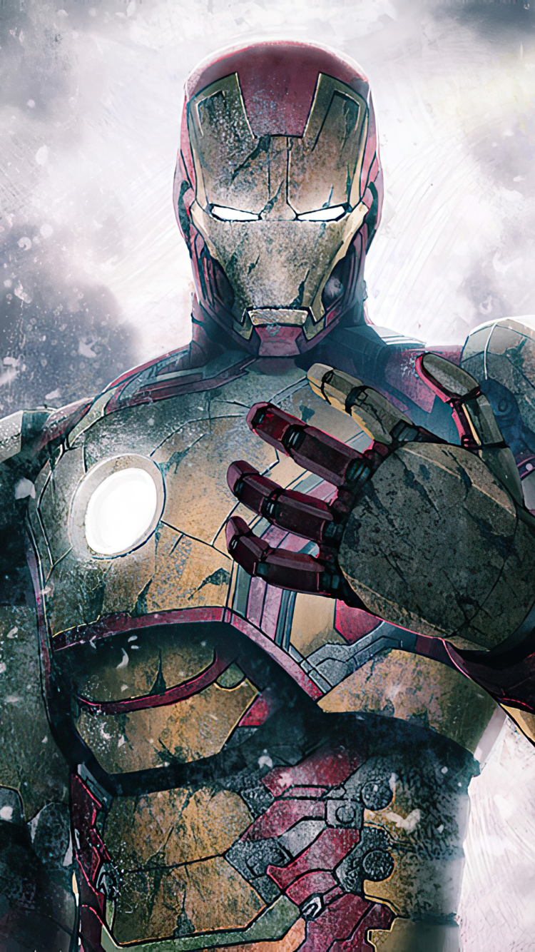 Handy-Wallpaper Iron Man, Comics kostenlos herunterladen.