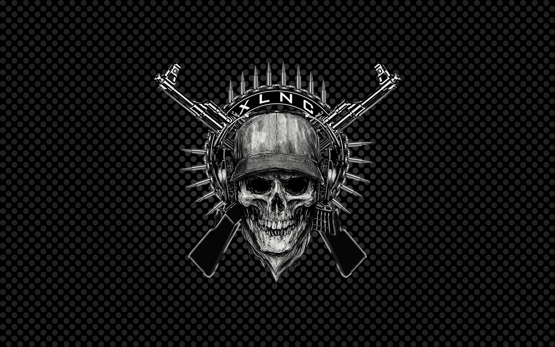 Download mobile wallpaper Dark, Skull for free.
