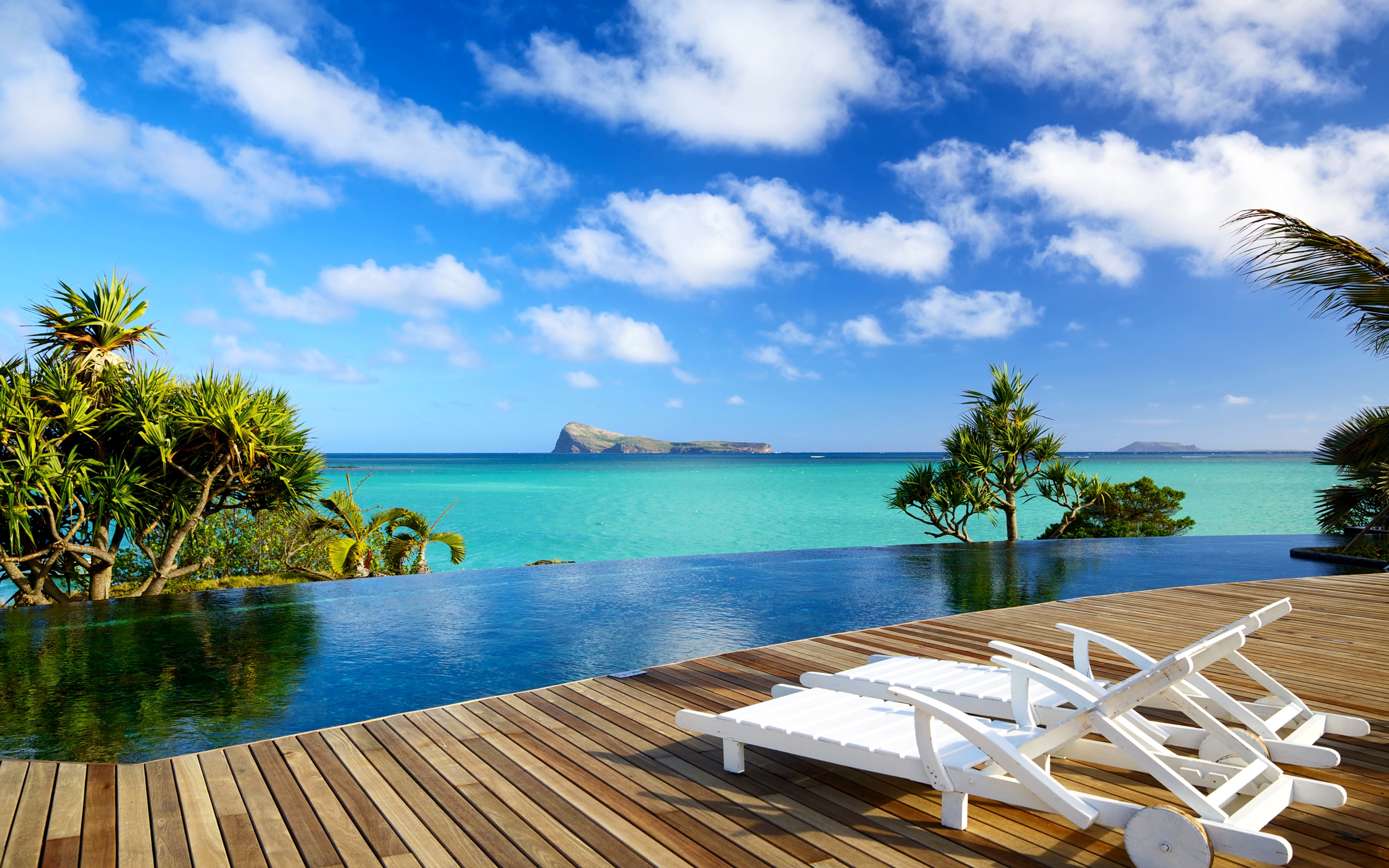 Laden Sie das Ozean, Tropisch, Menschengemacht, Urlaubsort-Bild kostenlos auf Ihren PC-Desktop herunter