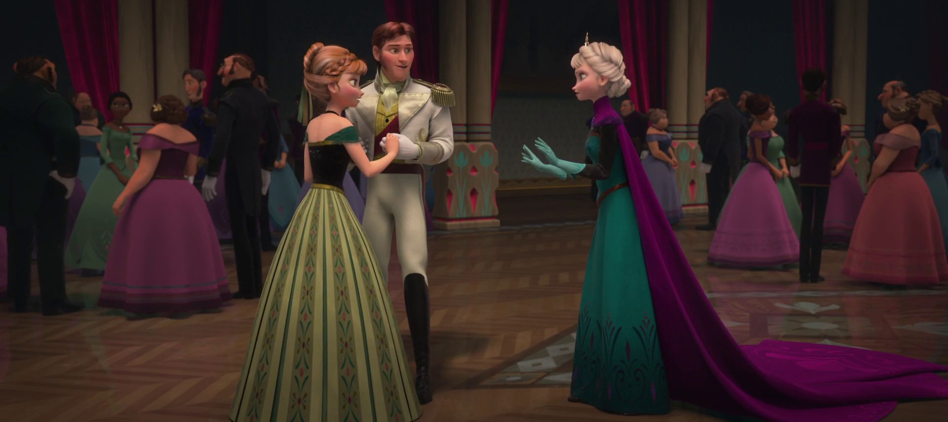 Download mobile wallpaper Frozen, Movie, Frozen (Movie), Anna (Frozen), Elsa (Frozen), Hans (Frozen) for free.