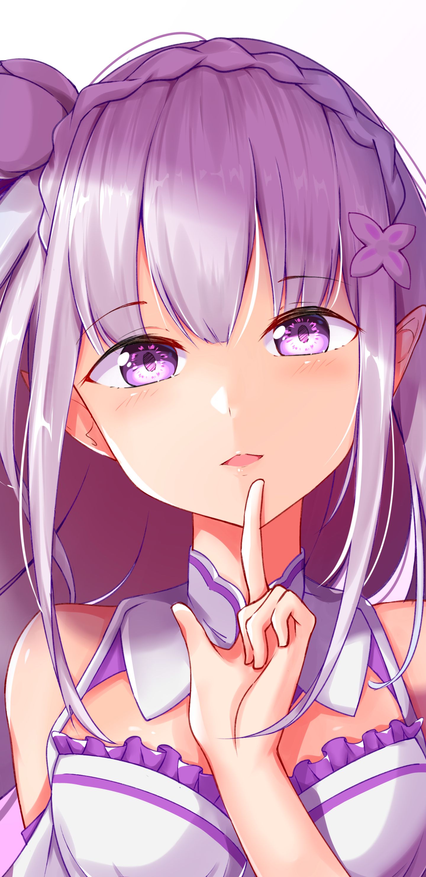 Handy-Wallpaper Animes, Emilia (Re: Zero), Re:zero Das Leben In Einer Anderen Welt Beginnen kostenlos herunterladen.