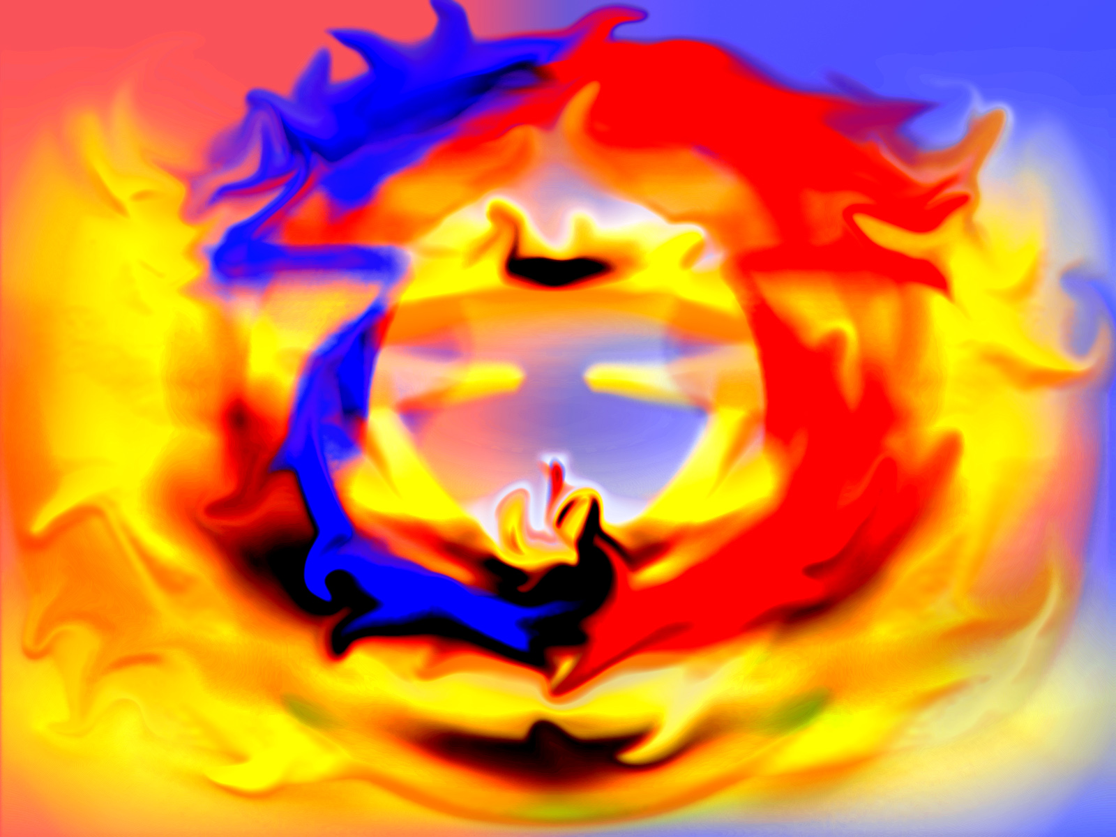Free download wallpaper Abstract, Fire, Blur, Digital Art on your PC desktop