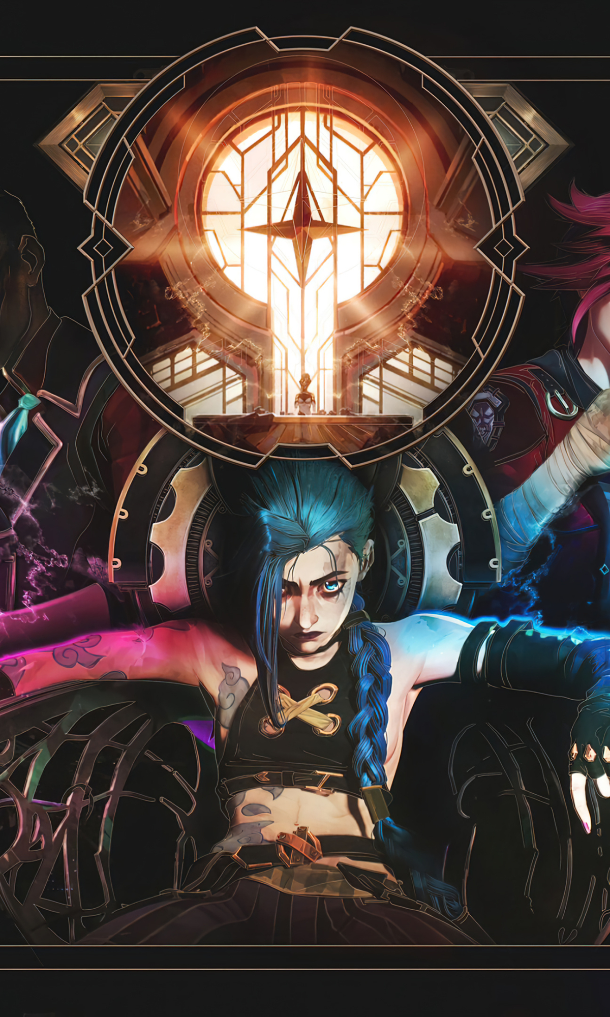 Download mobile wallpaper Tv Show, Jinx (League Of Legends), Arcane for free.