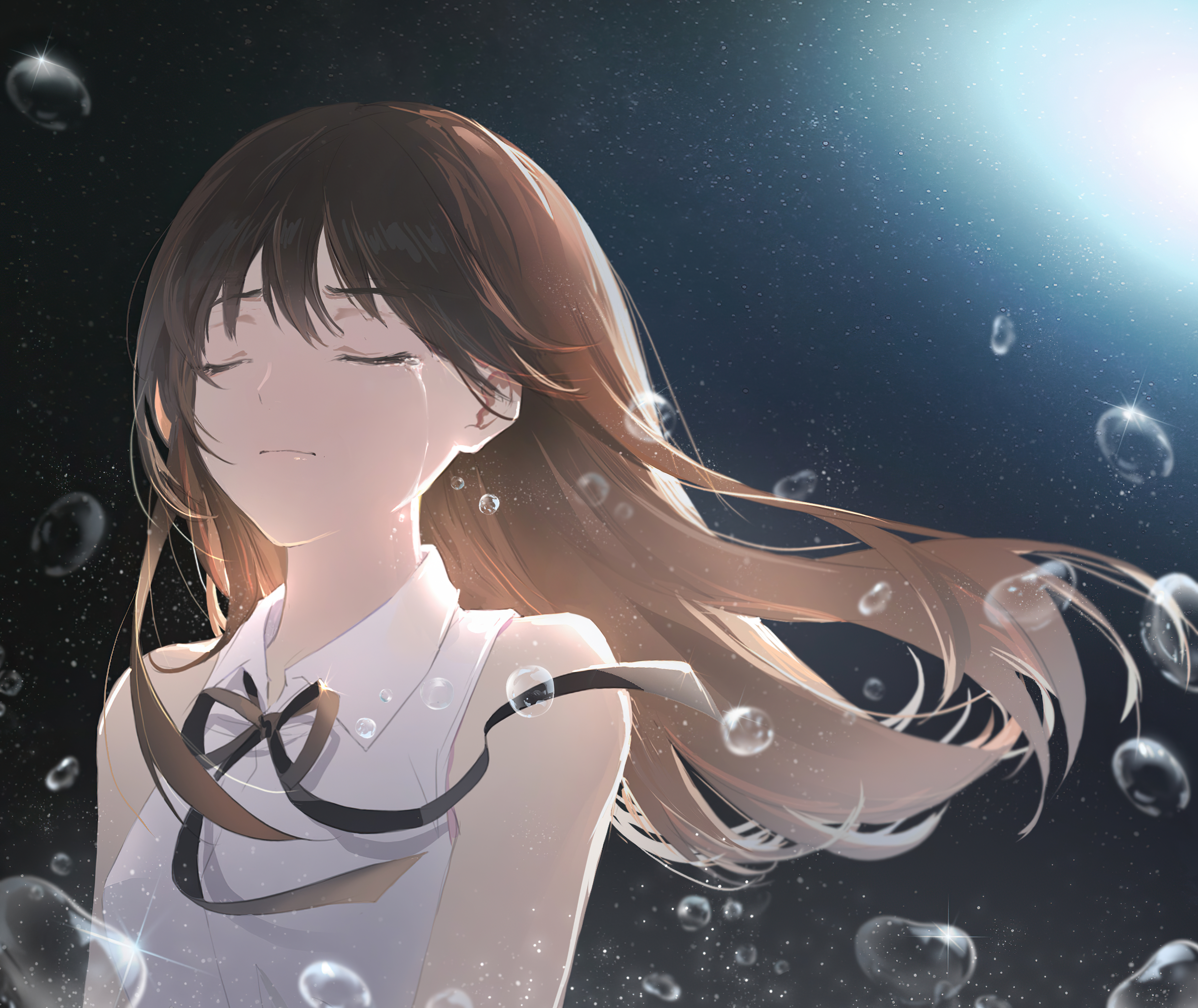 Laden Sie das Weinen, Original, Animes-Bild kostenlos auf Ihren PC-Desktop herunter