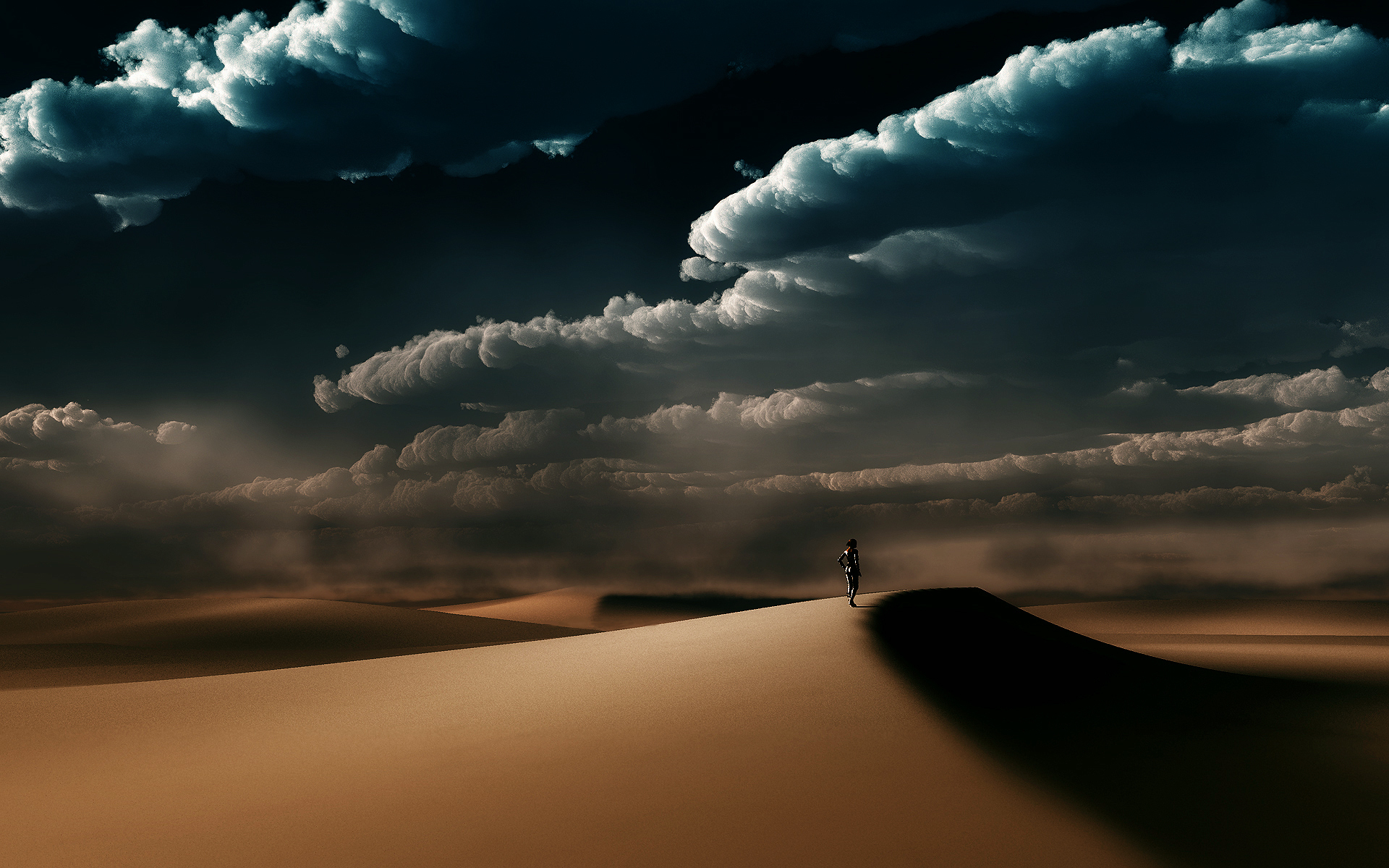 Download mobile wallpaper Sand, Sky, Landscape for free.