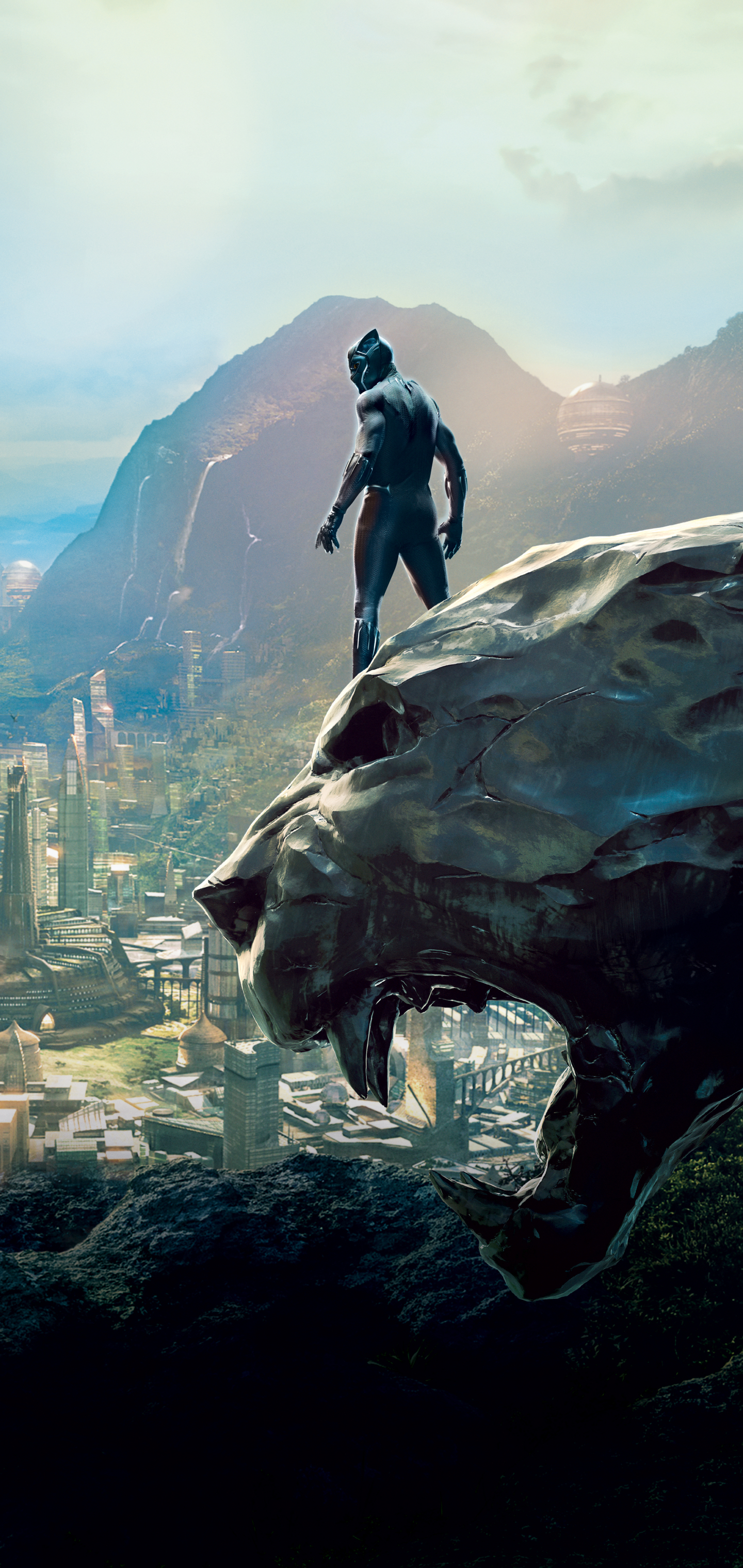 Handy-Wallpaper Filme, Schwarzer Panther (Marvel Comics), Black Panther kostenlos herunterladen.