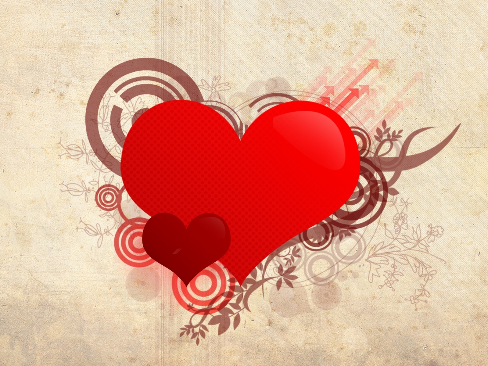 Скачать картинку Абстракция, День Святого Валентина (Valentine's Day), Любовь, Рисунки, Сердца в телефон бесплатно.