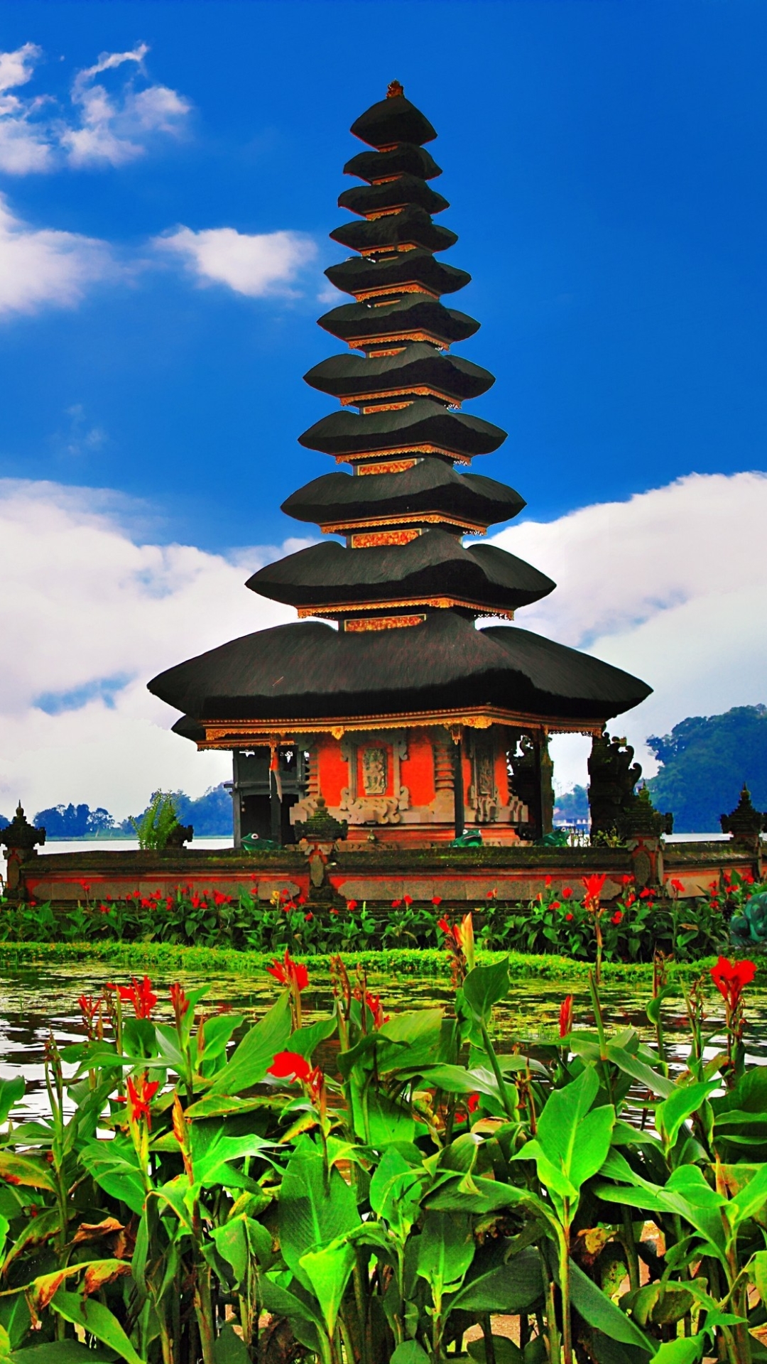 Скачати мобільні шпалери Балі, Храм, Індонезія, Храми, Релігійний, Пура Улун Дану Братан безкоштовно.