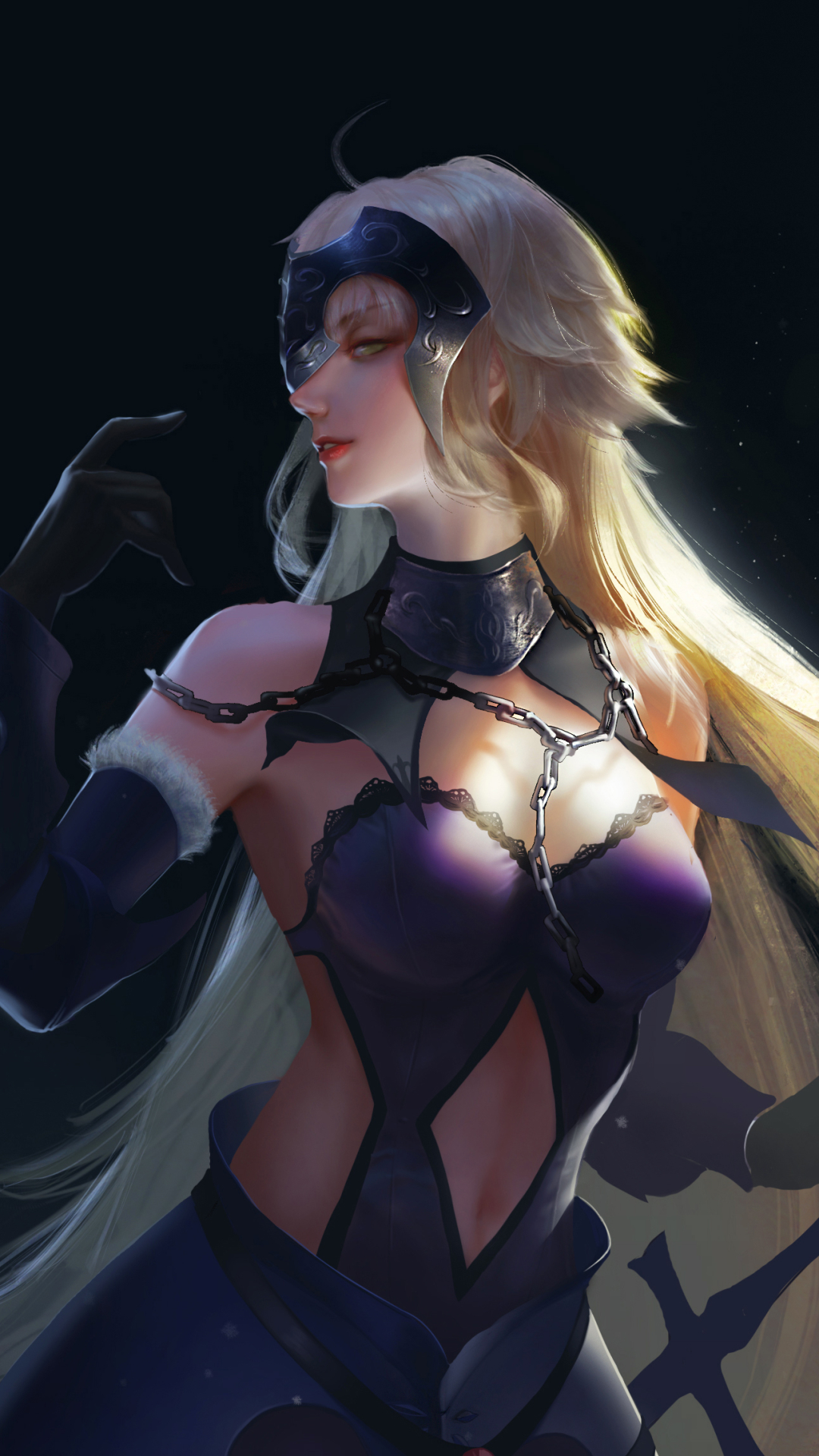 Download mobile wallpaper Anime, Blonde, Long Hair, Woman Warrior, Fate/grand Order, Jeanne D'arc Alter, Avenger (Fate/grand Order), Fate Series for free.