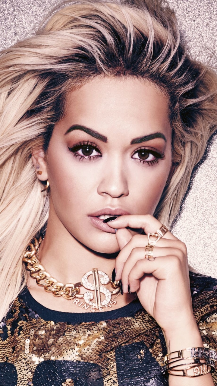 Download mobile wallpaper Music, Singer, Blonde, Rita Ora for free.