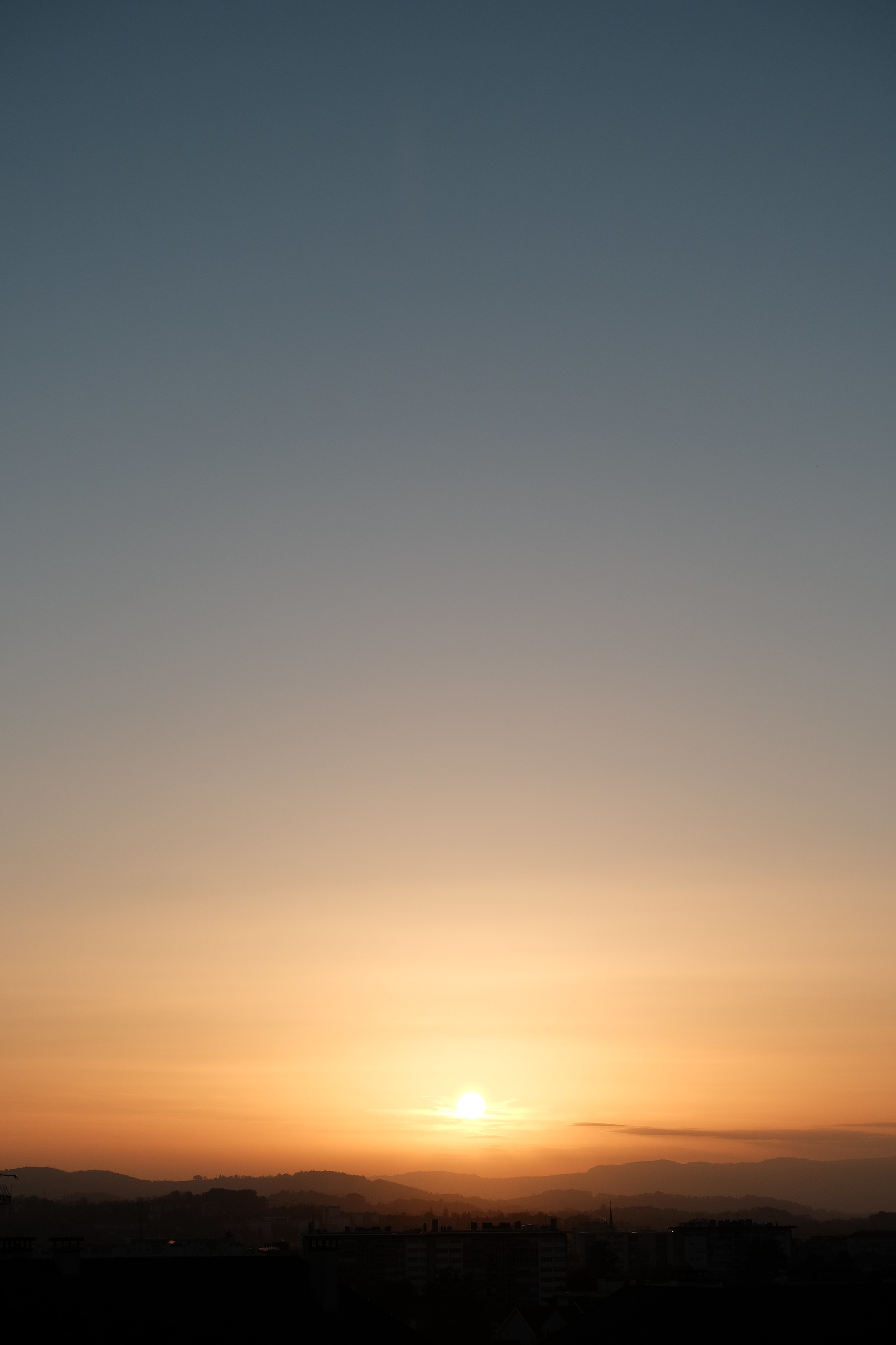 Download mobile wallpaper Evening, Dusk, Horizon, Sunset, Sun, Twilight, Nature for free.