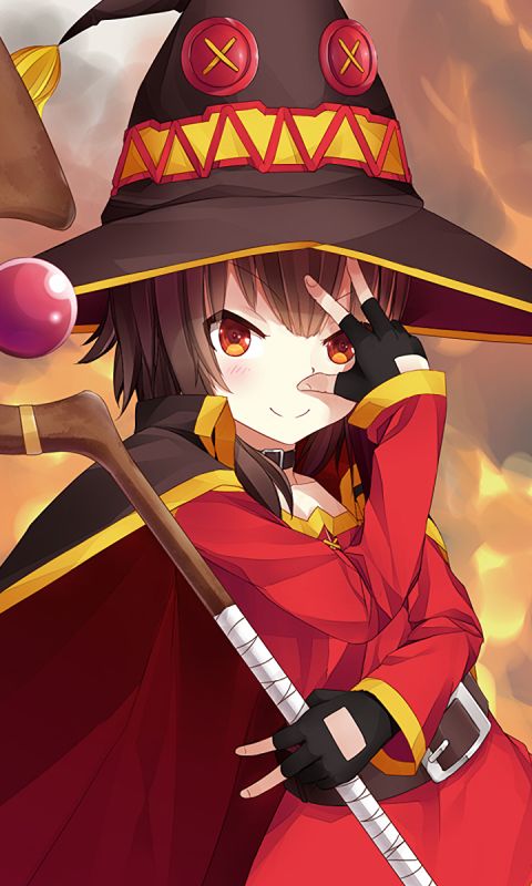 Download mobile wallpaper Anime, Konosuba God’S Blessing On This Wonderful World!!, Megumin (Konosuba), Konosuba for free.