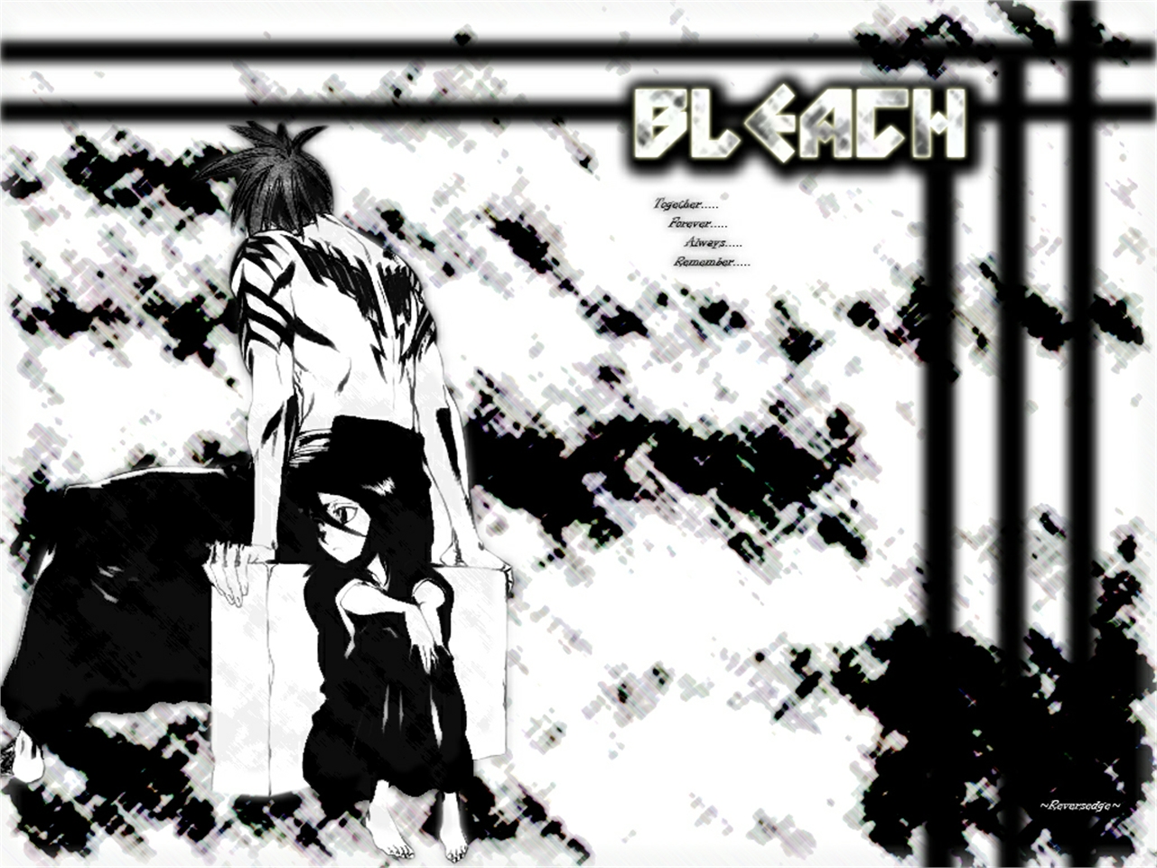 Téléchargez gratuitement l'image Bleach, Animé, Rukia Kuchiki, Renji Abaraï sur le bureau de votre PC