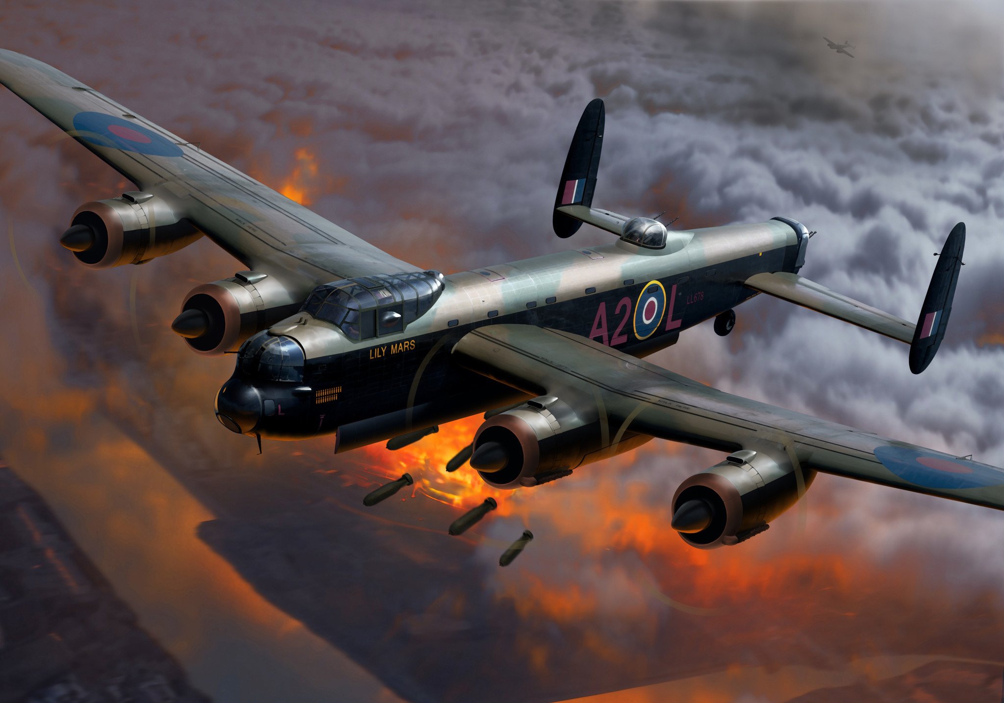 430105画像をダウンロード軍隊, アブロ・ランカスター, 航空機, 飛行機, 爆撃機, 戦闘機-壁紙とスクリーンセーバーを無料で