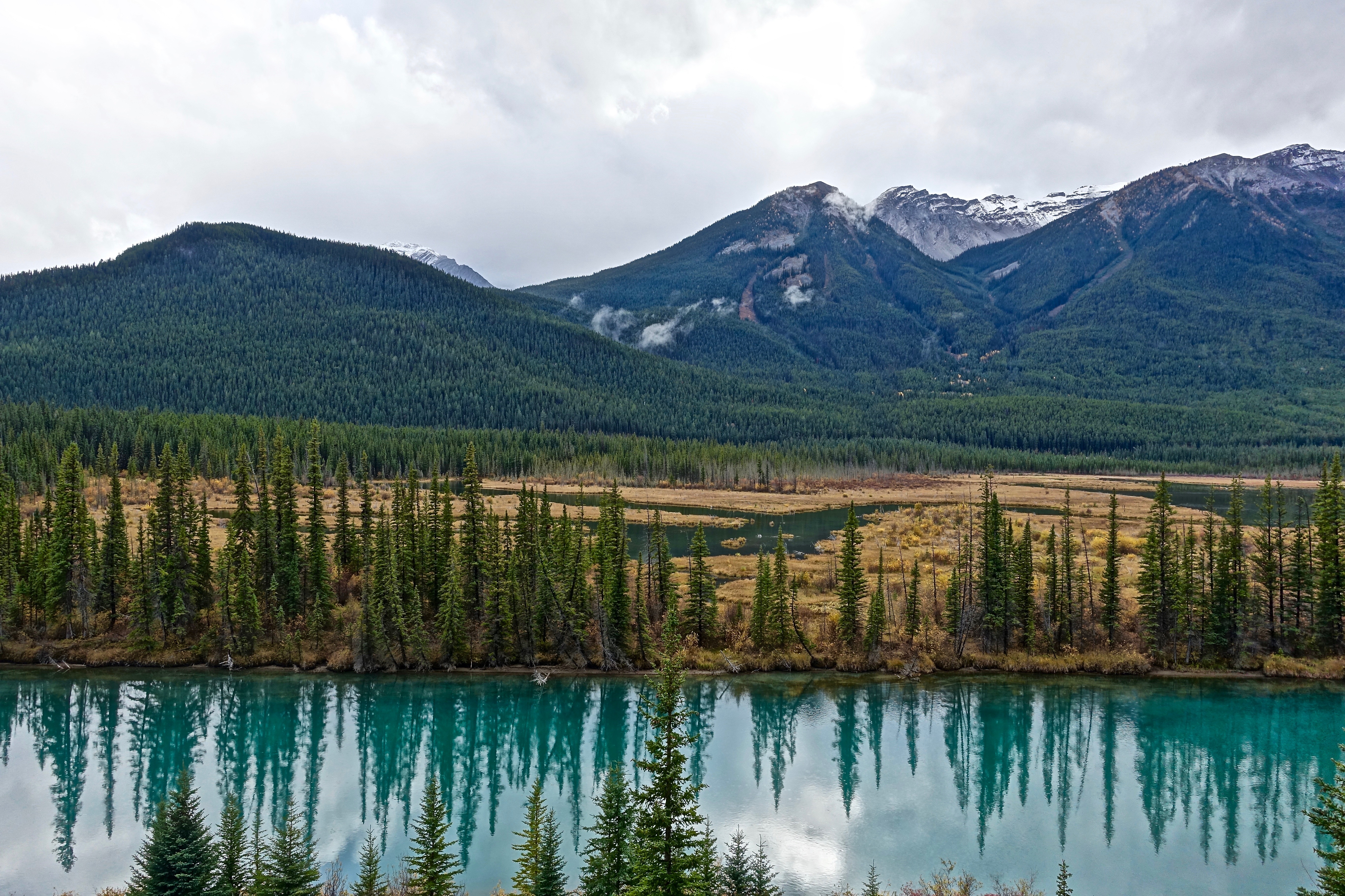 Laden Sie das Landschaft, Wald, Fluss, Gebirge, Erde/natur, Spiegelung-Bild kostenlos auf Ihren PC-Desktop herunter