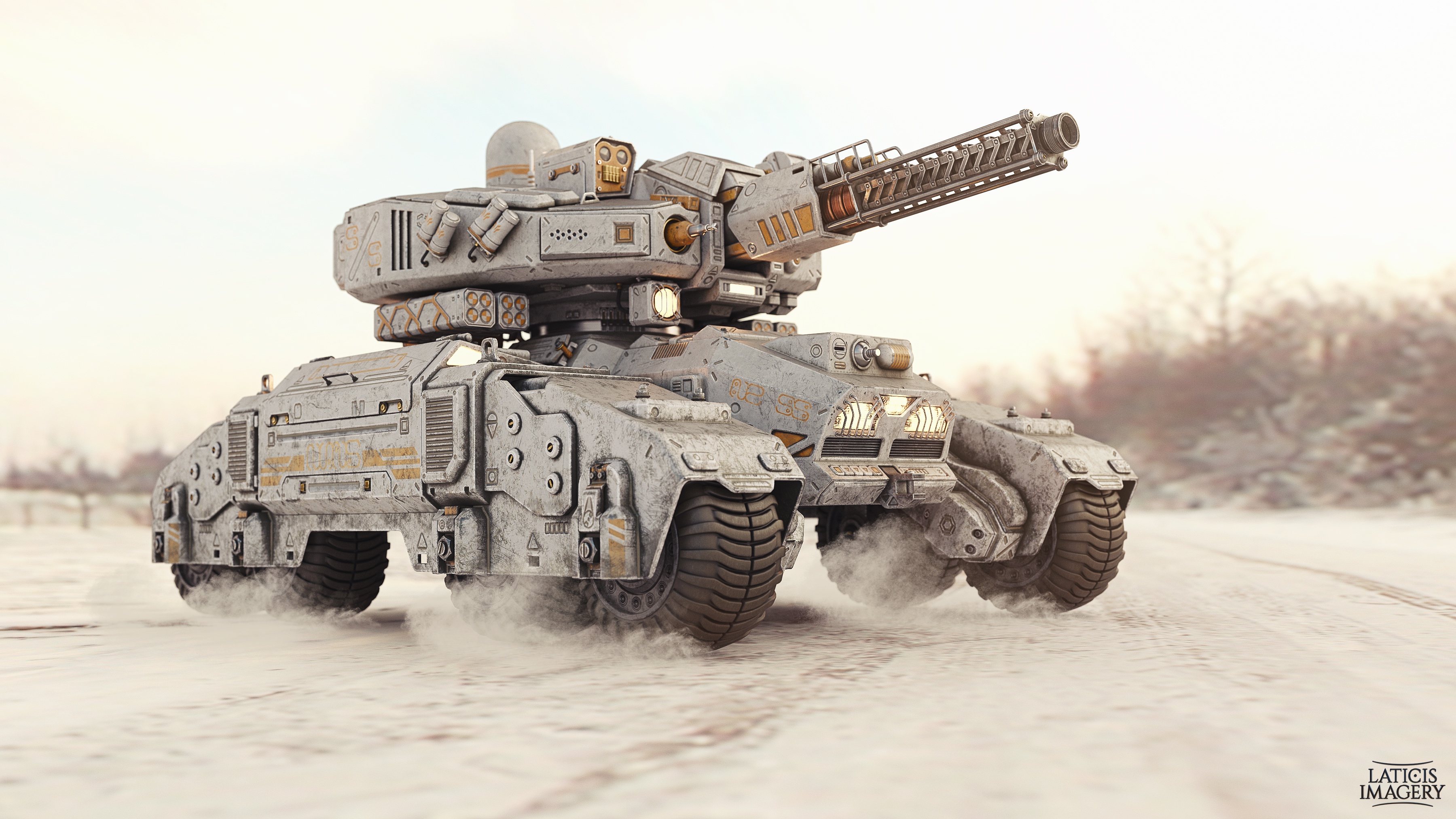 Download mobile wallpaper Sci Fi, Military, Futuristic, Tank, Vehicle for free.